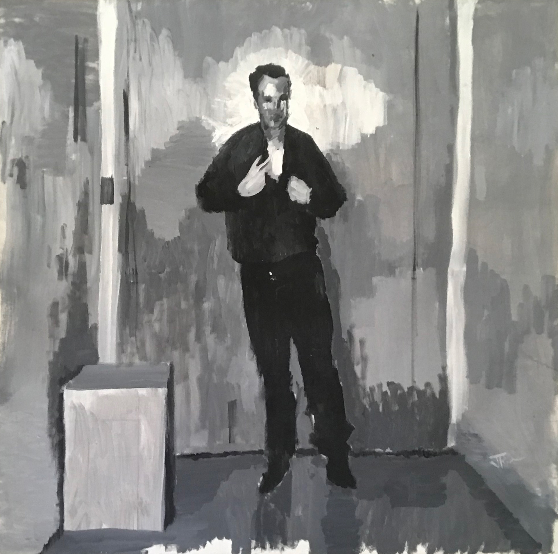 Andy Ogg 48" x 48" acrylic on canvas 1998