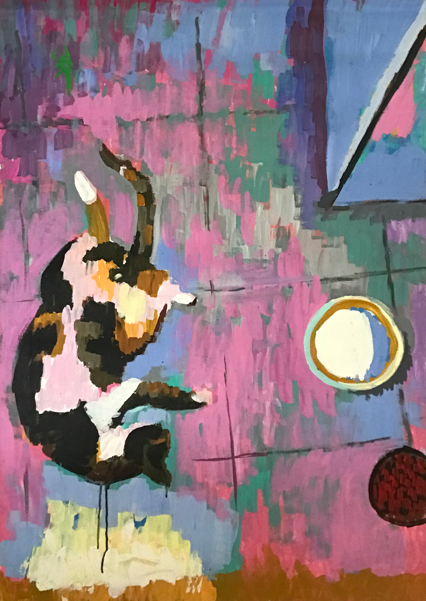 Calvin 48" x 36" acrylic on canvas 1998