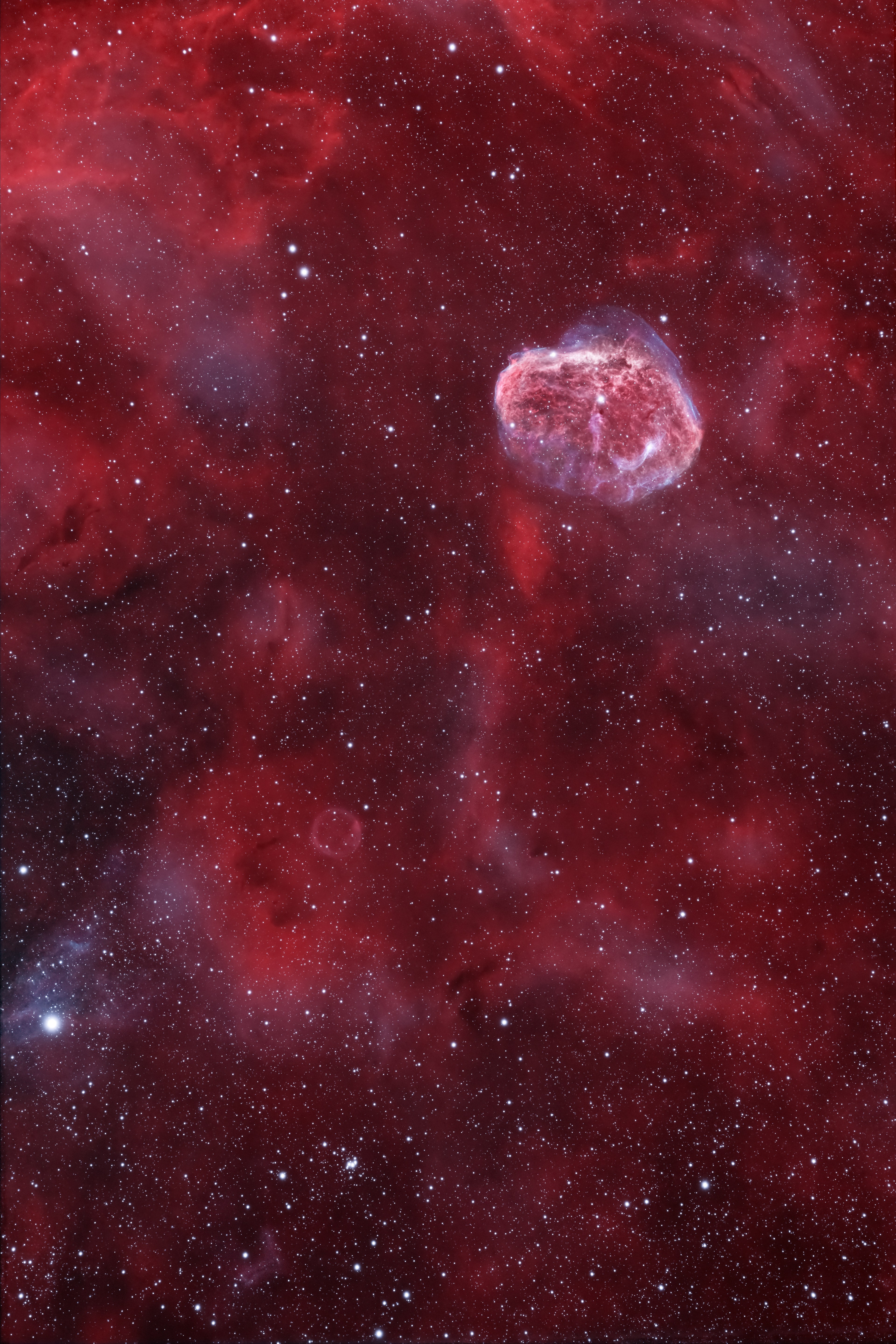 the crescent nebula