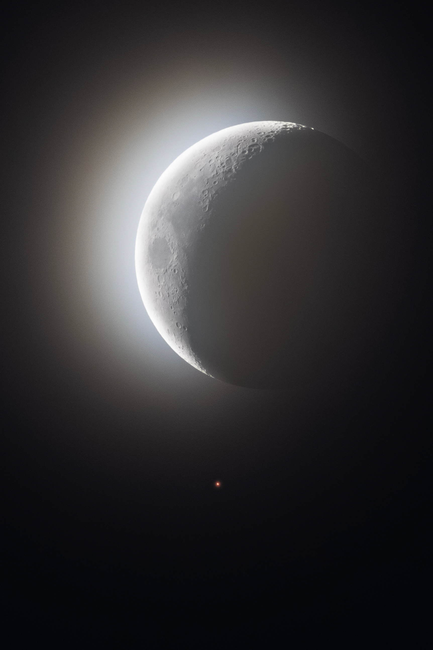 the moon and mars