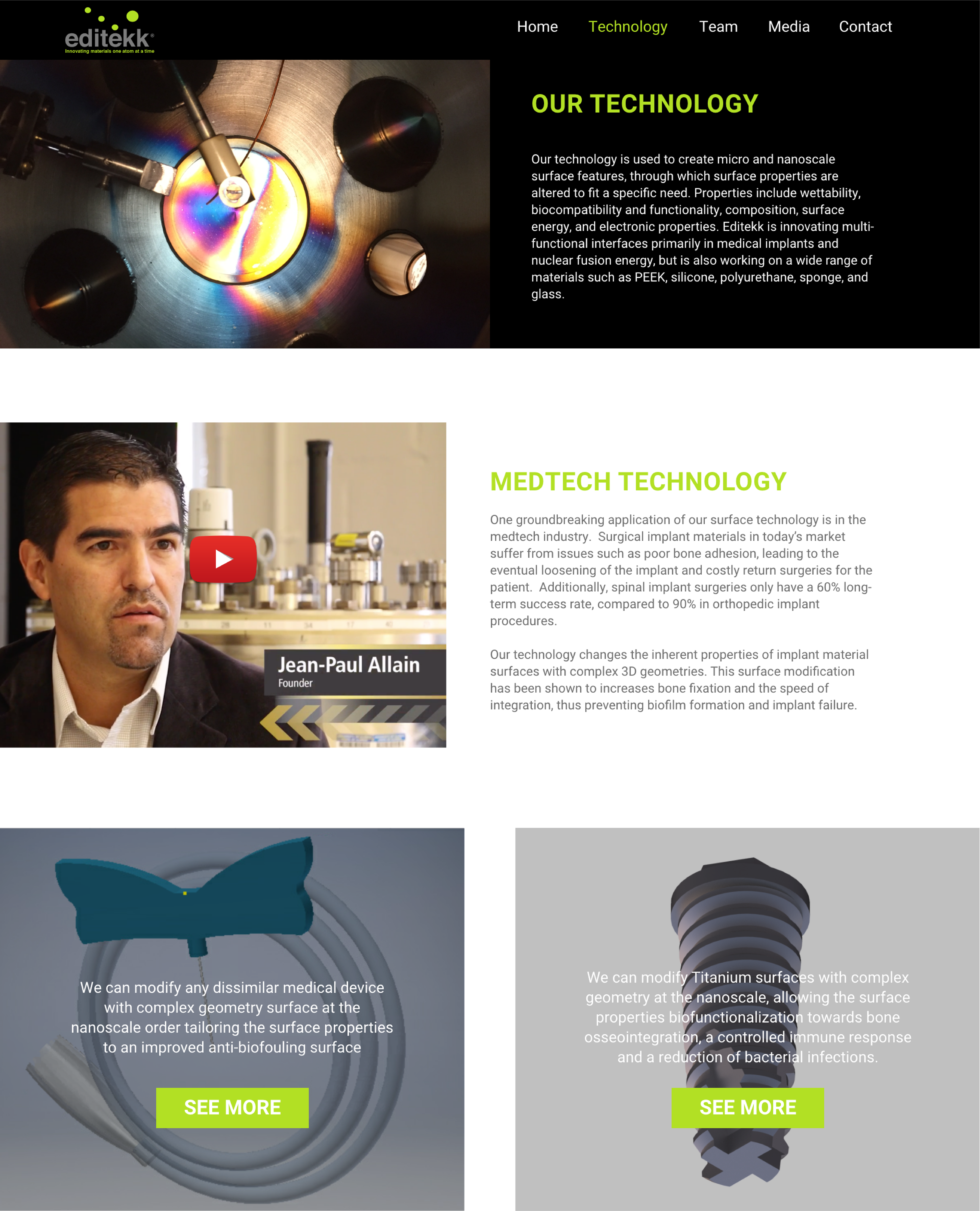 Technology page