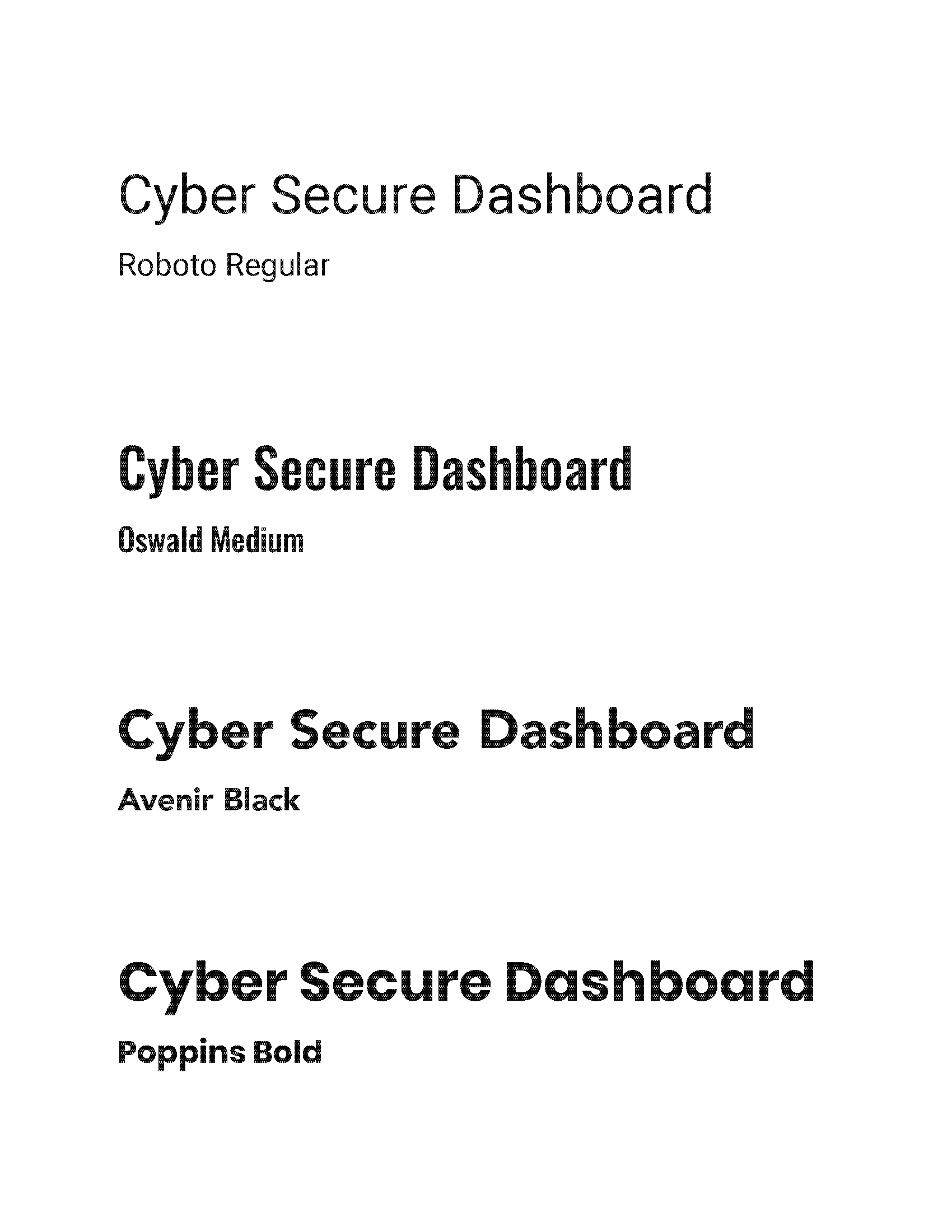 Font options