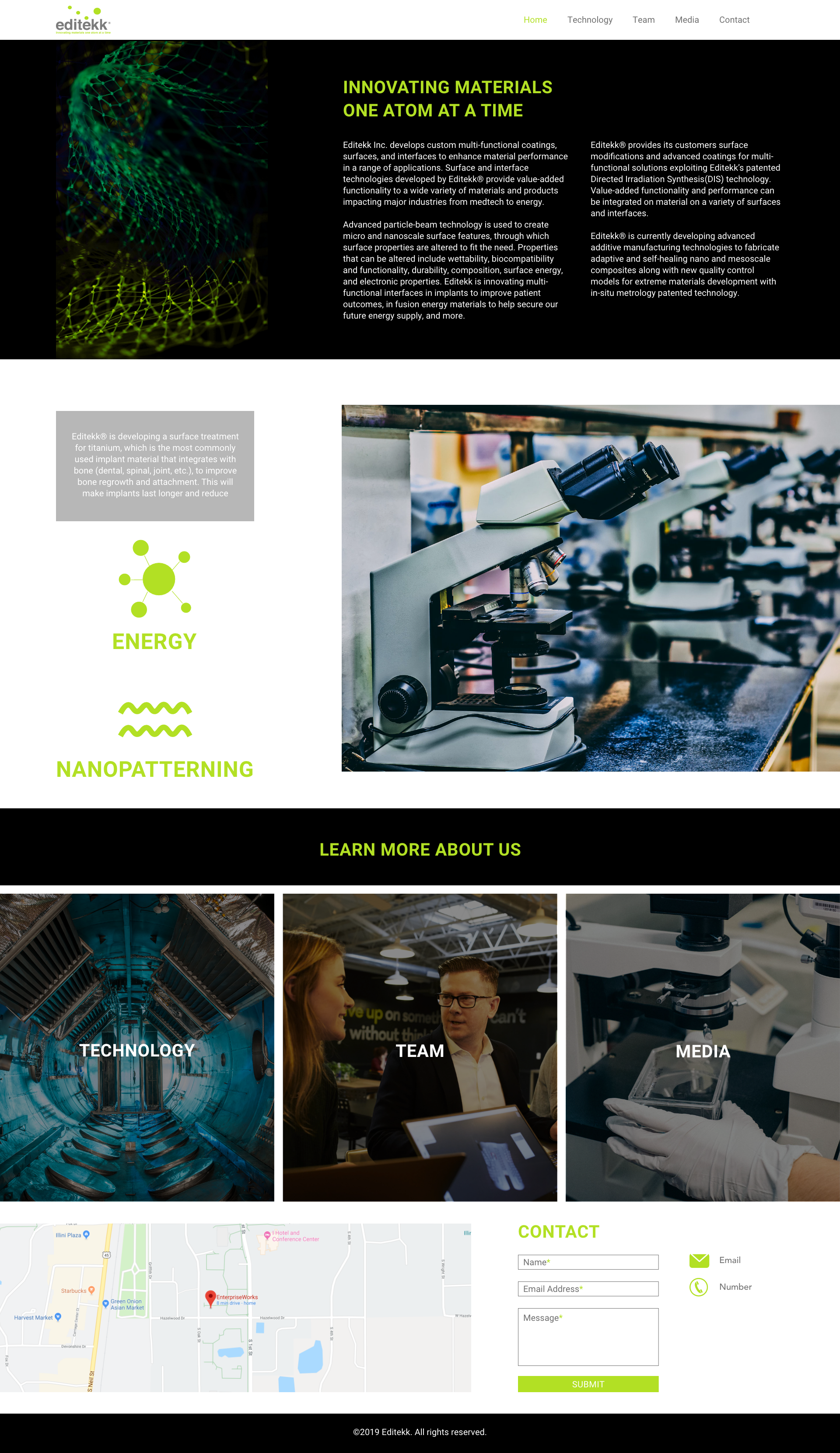 Homepage Option 1