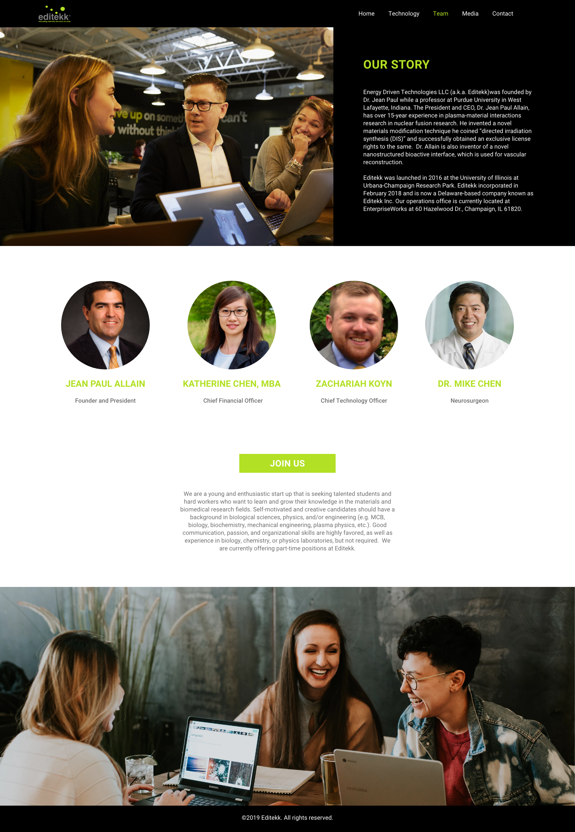 Team Page