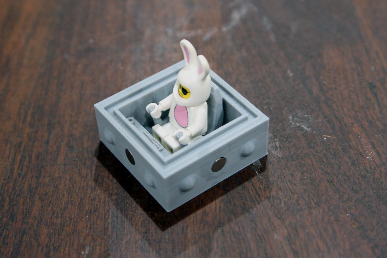 Bunny Pilot Minifigure Seated