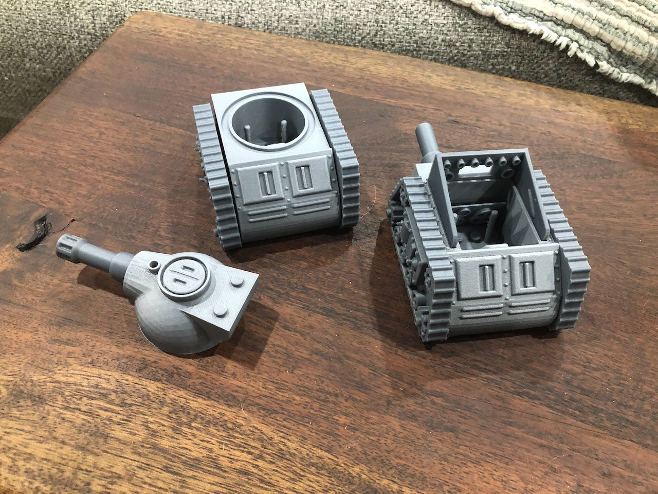 Round Turret Turns 360 Degrees 
