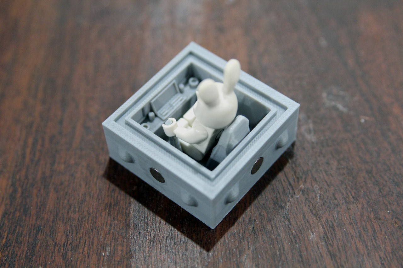Bunny Pilot Minifigure Seated