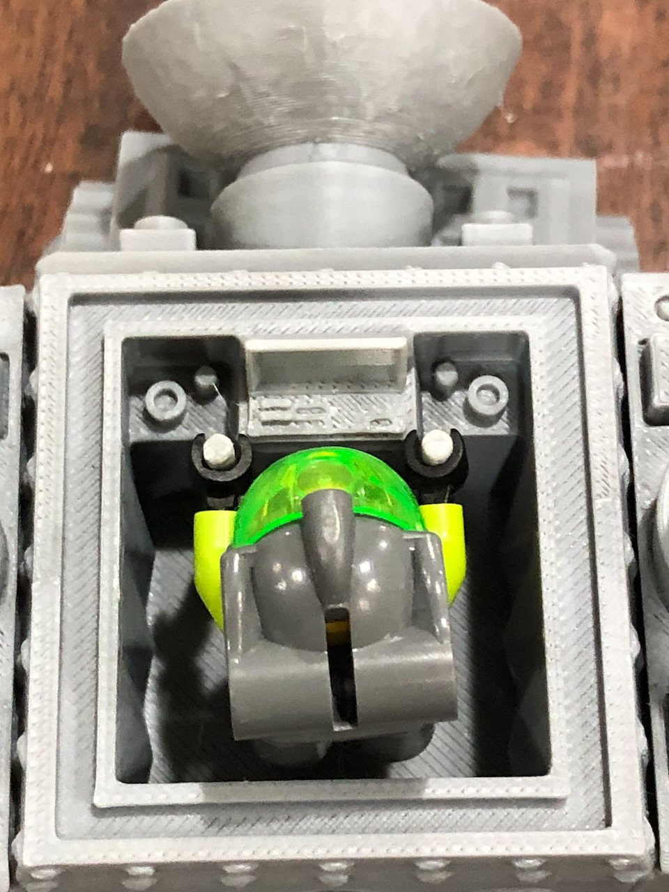 Standing Cockpit Allows Backpacks