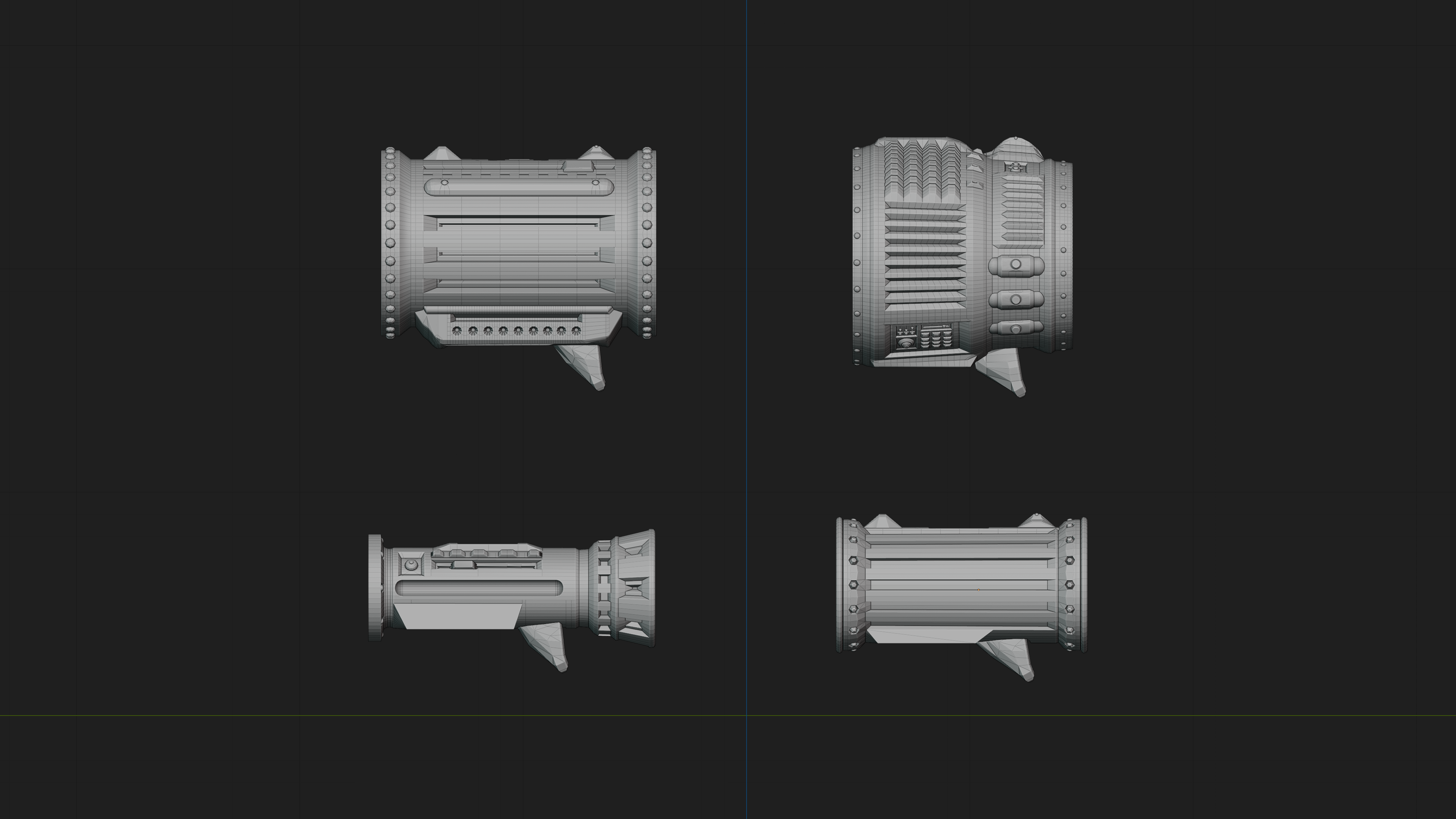 Original four Uranus Raygun body styles