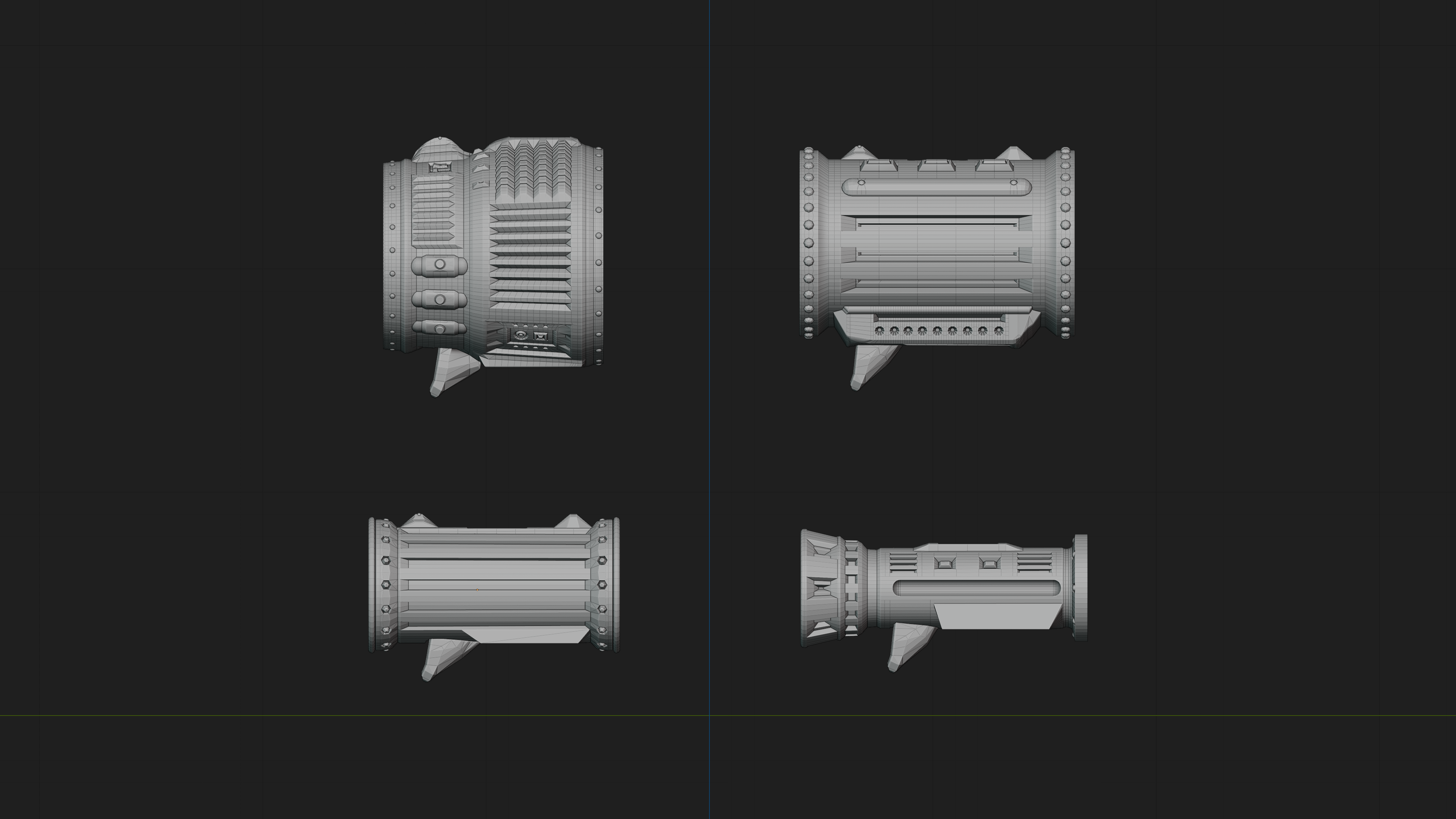 Original four Uranus Raygun body styles