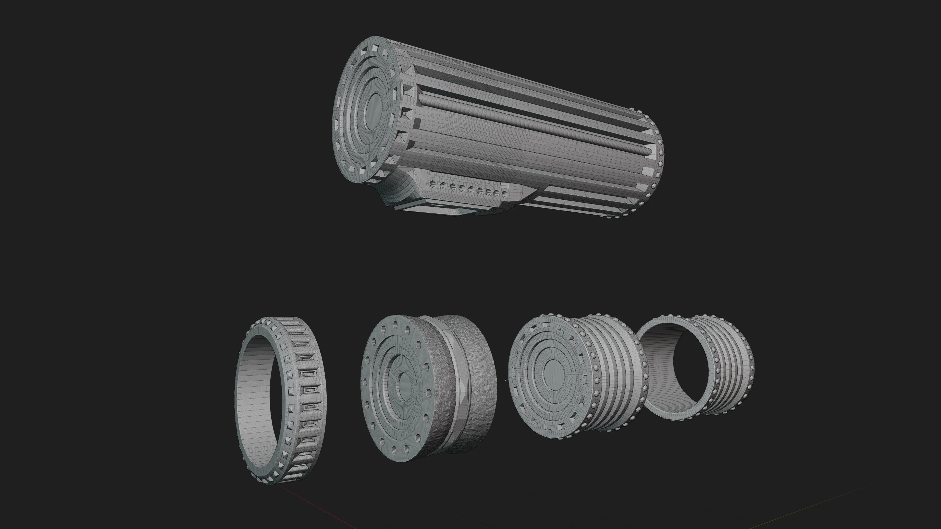Original Uranus Raygun extension parts