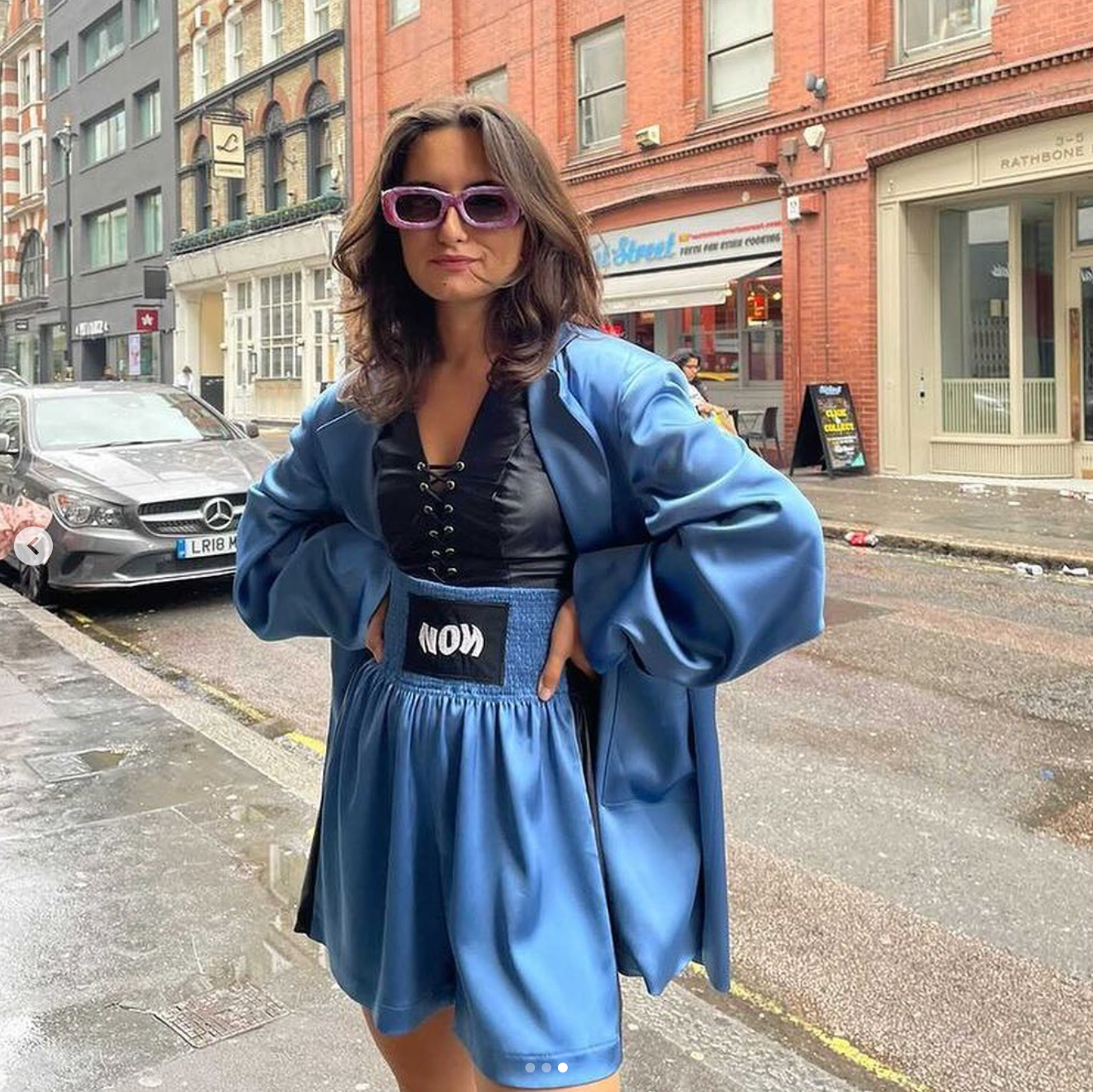 FASHION DESIGNER MARGARIDA LOPO WEARING NON COLLECTIVE'S OUTFIT
