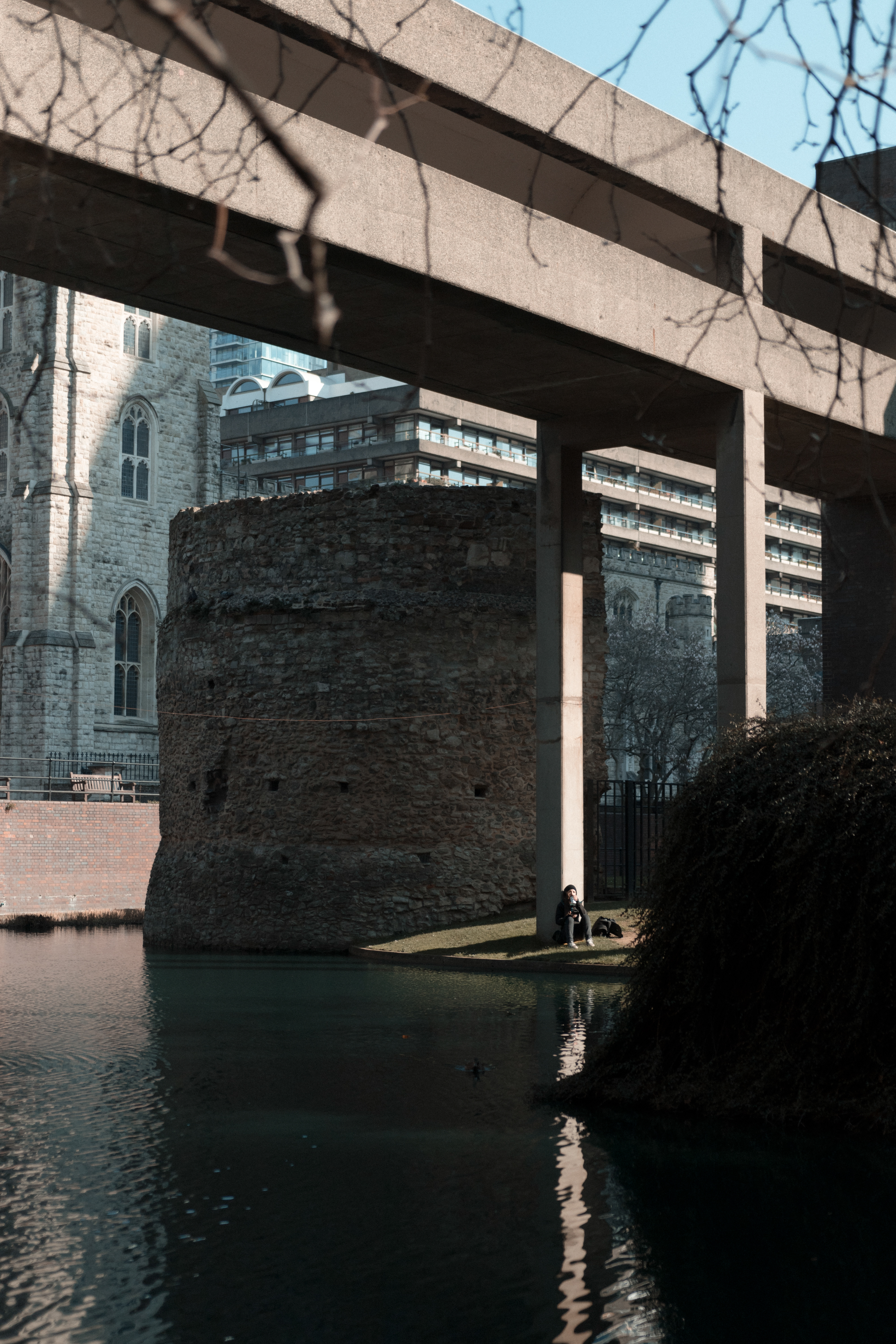 Brutalist monument.