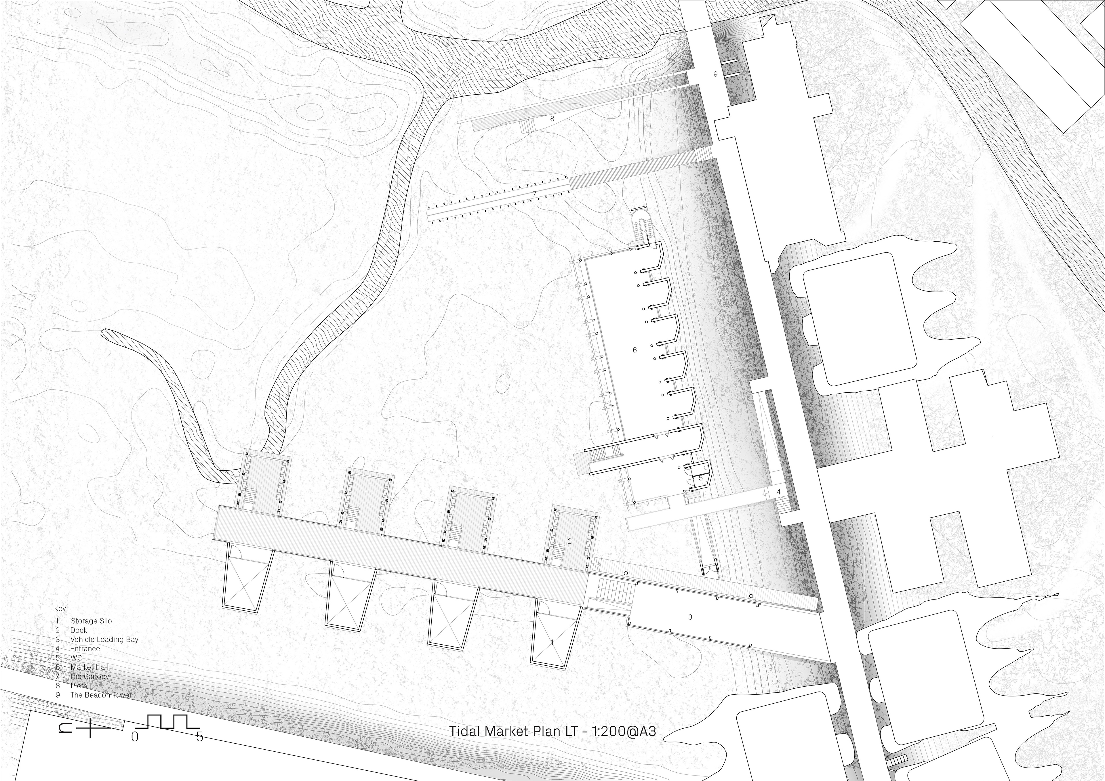 Principal Plan Drawing - Low Tide
