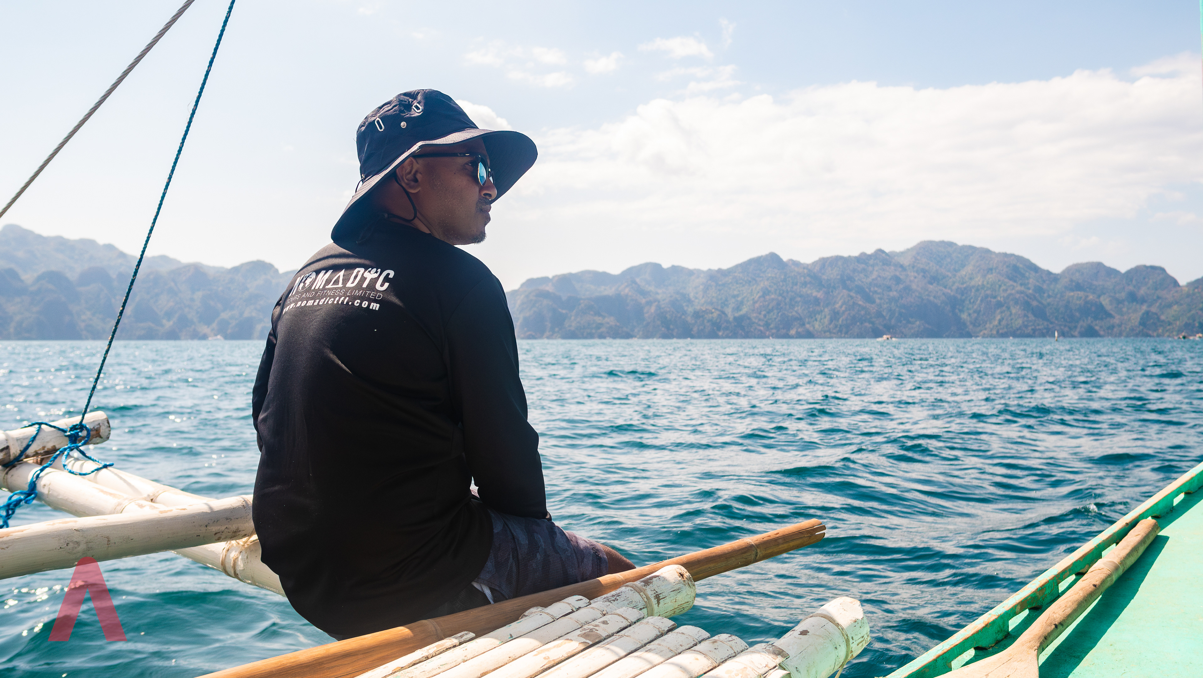 Relaxing in the beautiful waters of Coron Philippines
