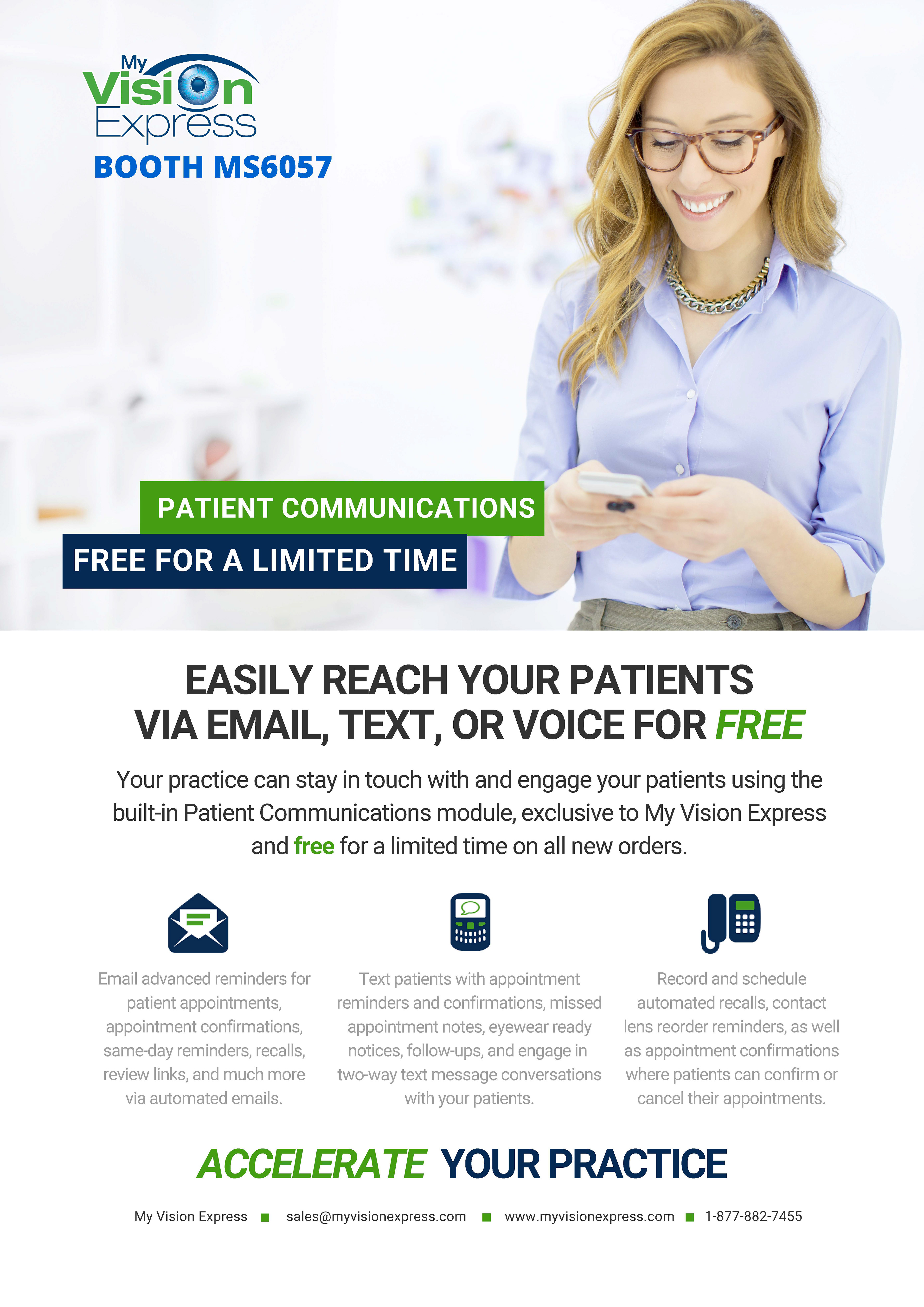 My Vision Express (Sightview Software) | WOC Flyer (front)