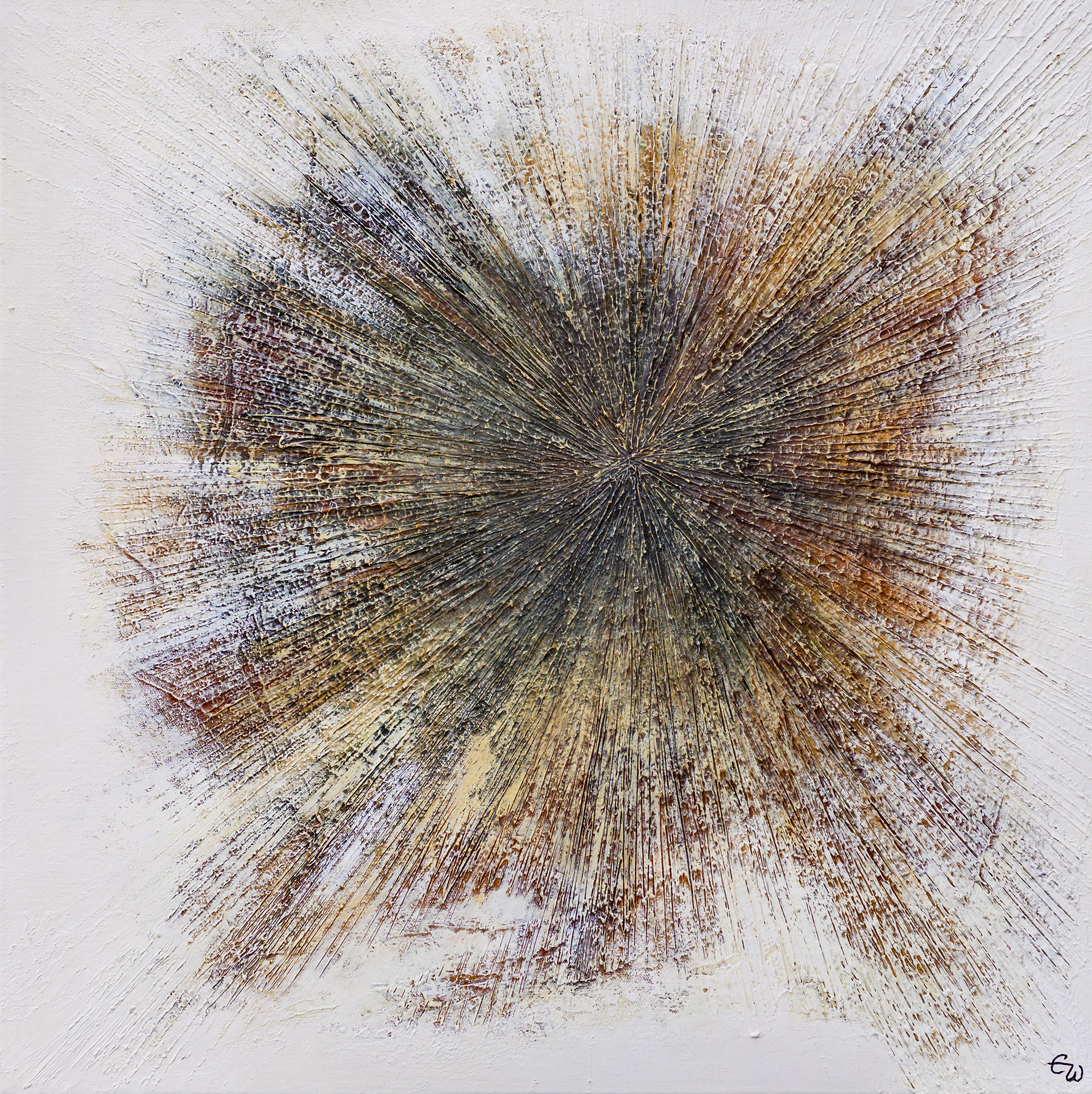 Evolution - 65 x 65 cm inkl. Rahmen