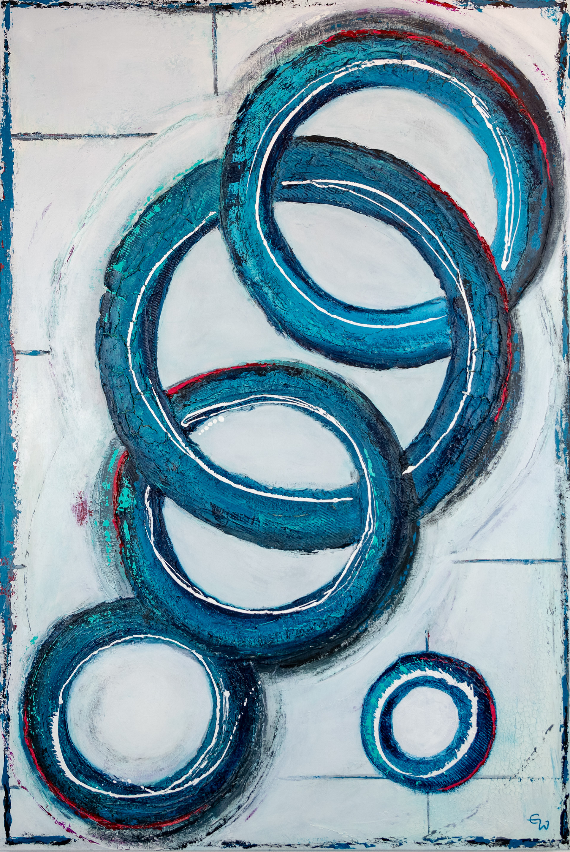 Ringelrein - 80 x 120 cm