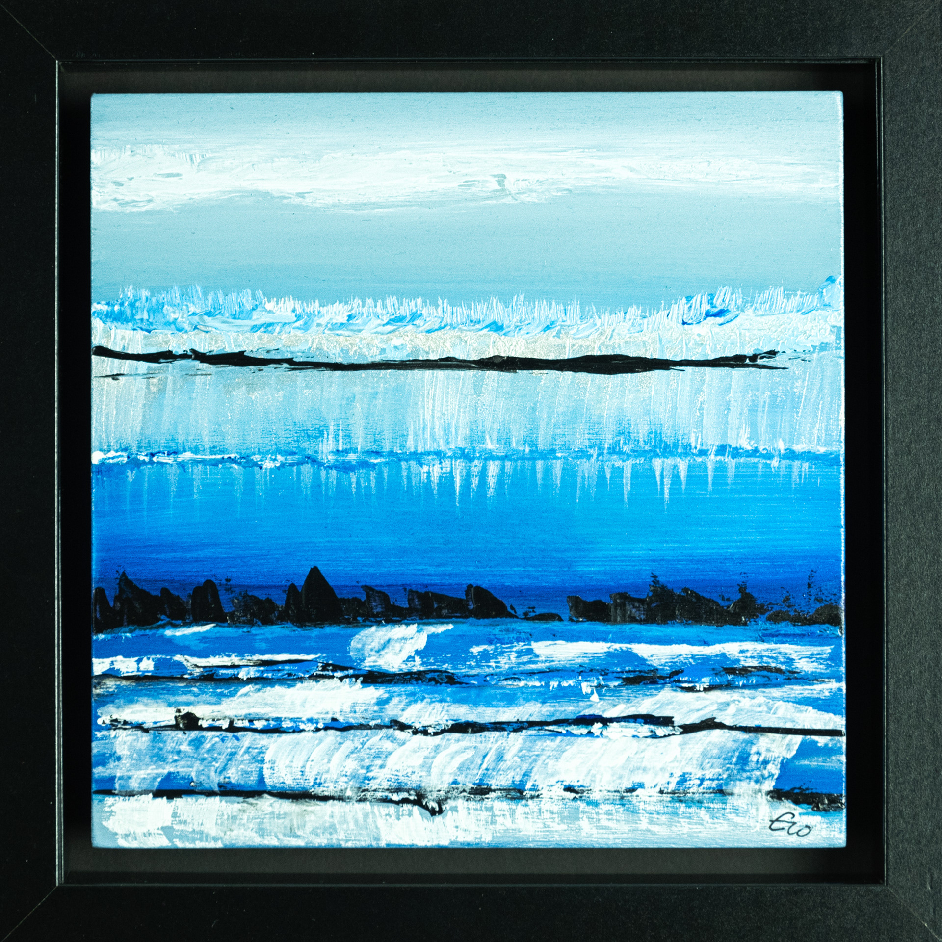 Eismeer 03 - 25 x 25 cm