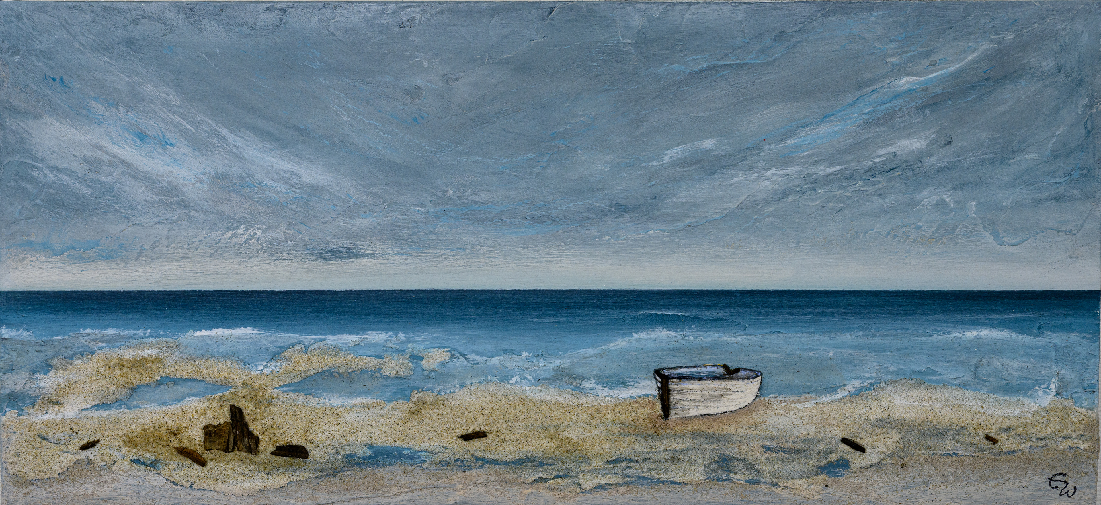 Angespült - 50 x 23 cm