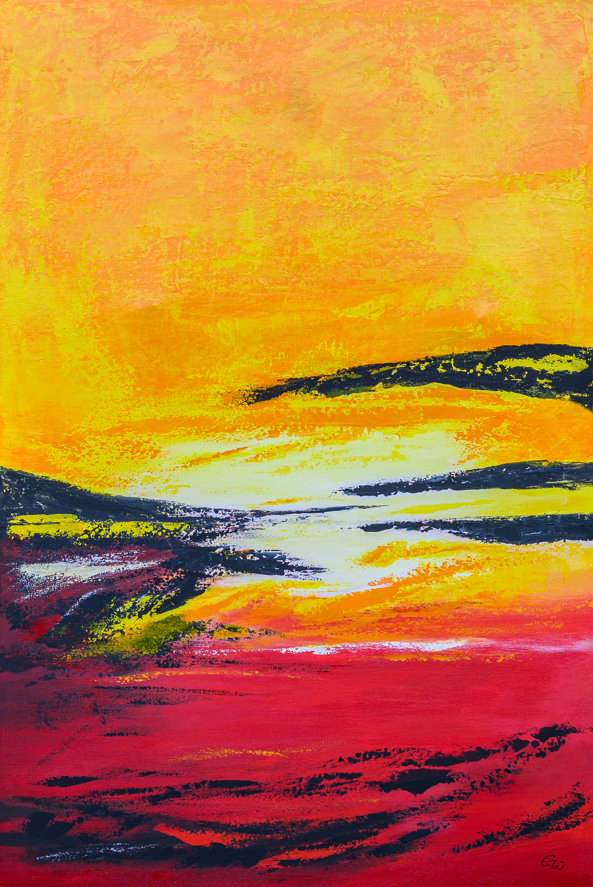 Colored Cycle - 80 x 120 cm