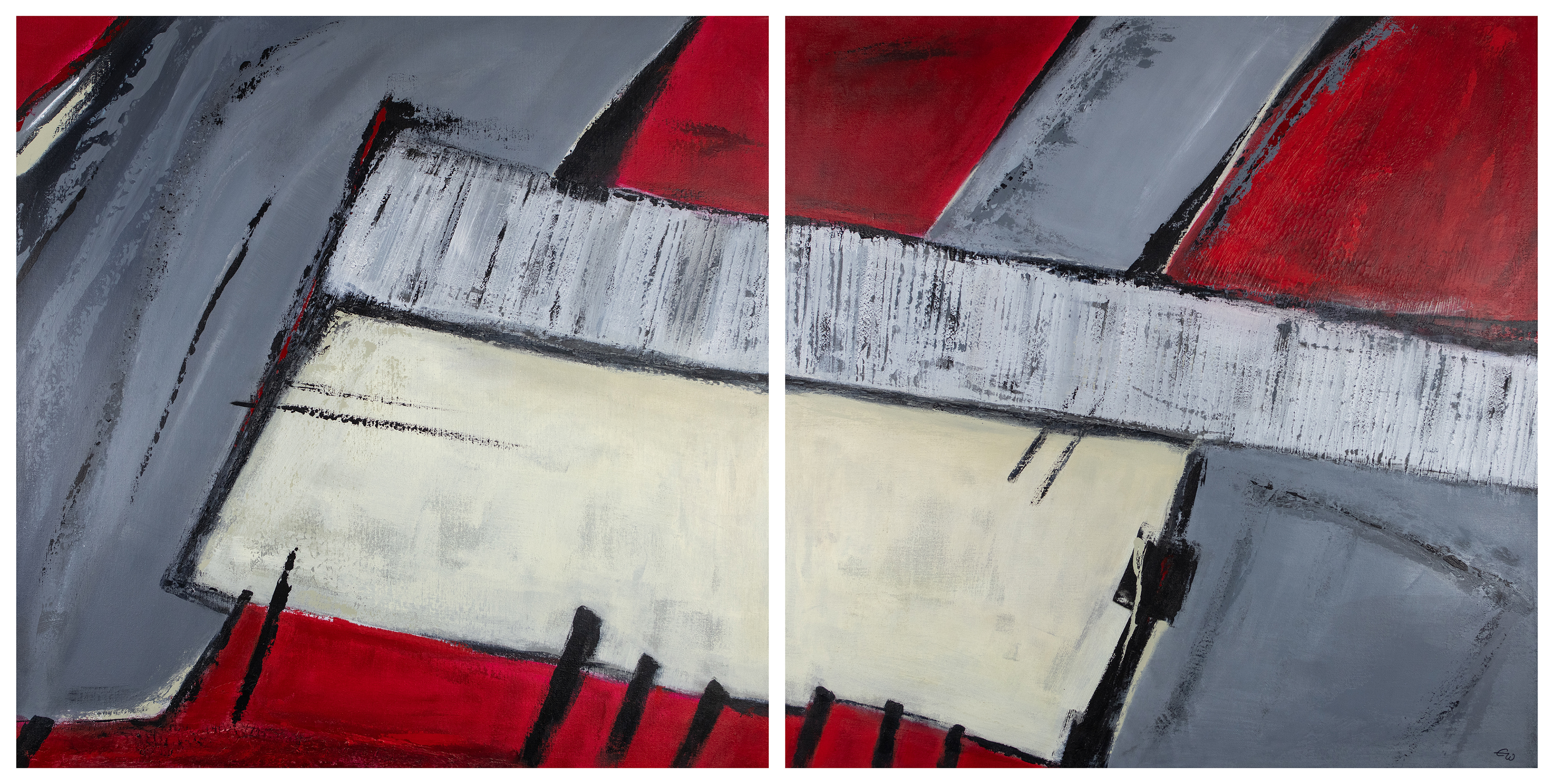 Konstruktiv - 2 x 100 x 100 cm