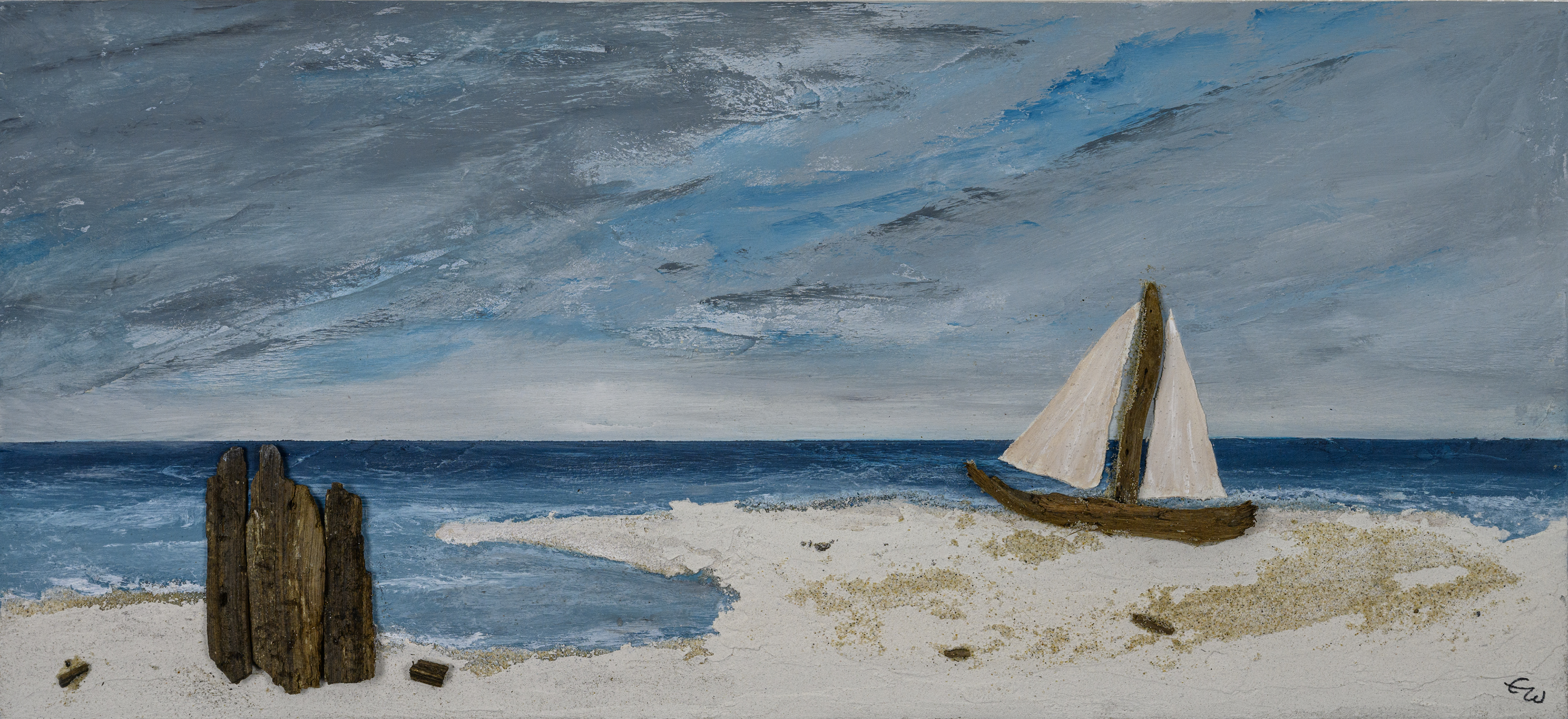 Festgefahren - 50 x 23 cm