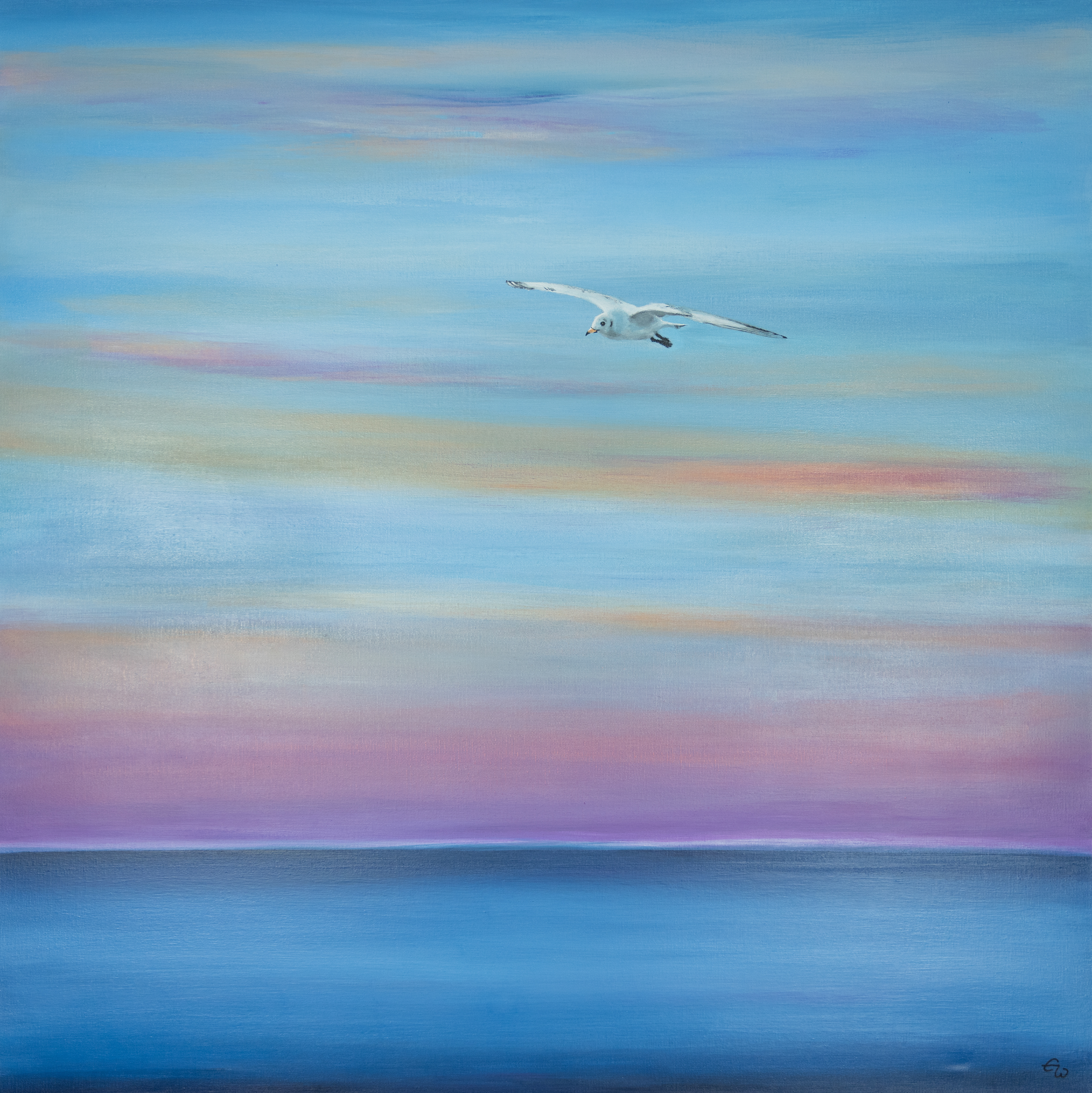 Meerblick - 100 x 100 cm