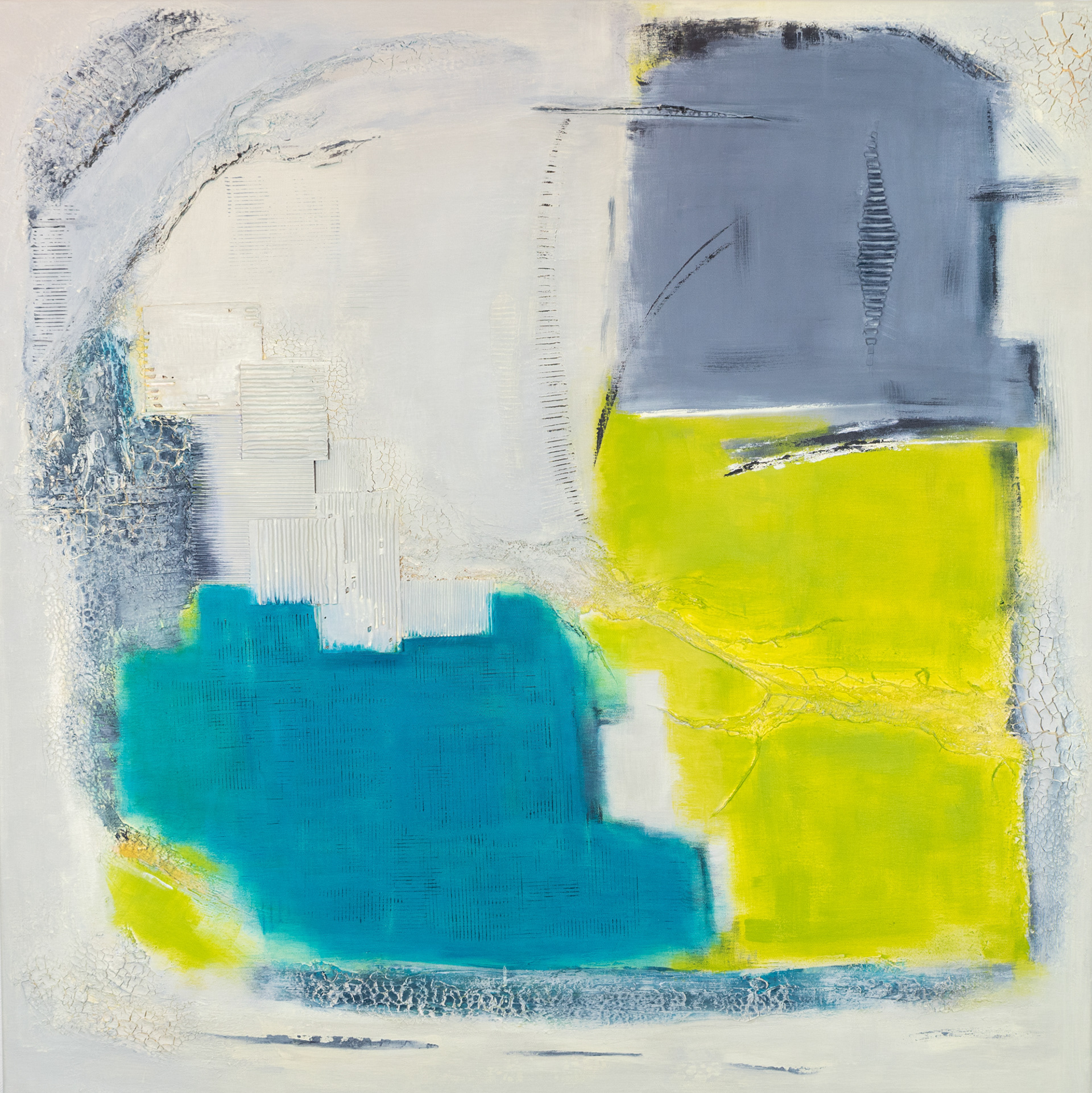 Streifzug 02 - 100 x 100 cm