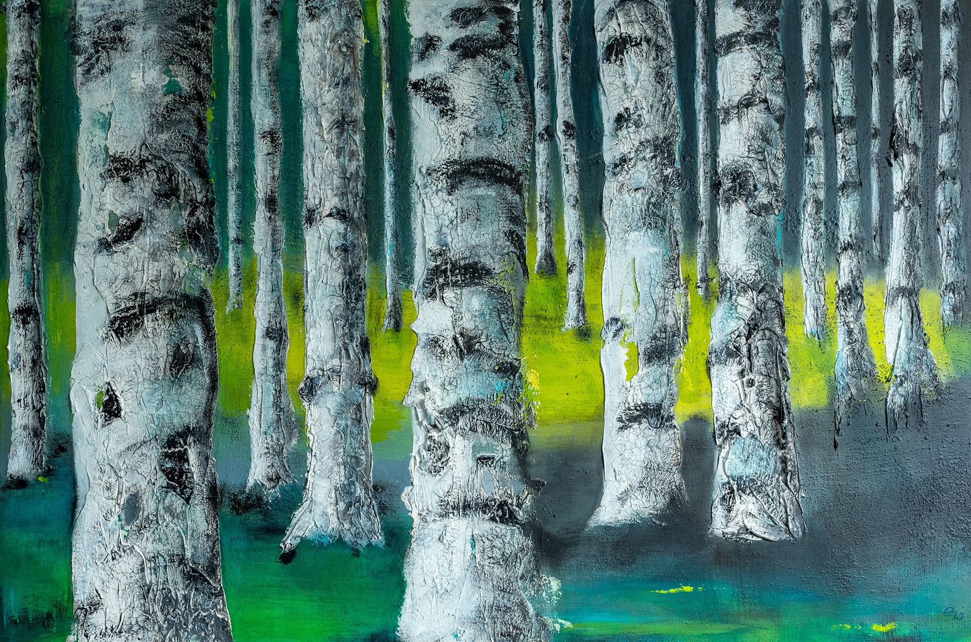 Birkenwald 02 - 100 x 50 cm