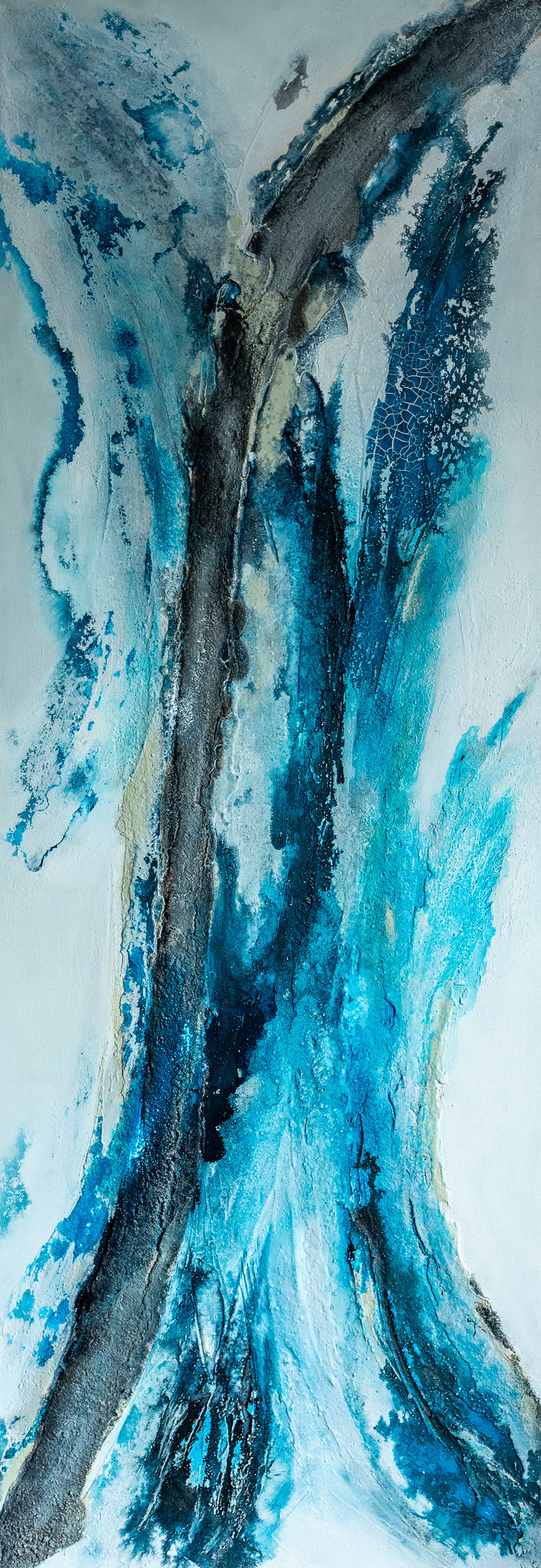 Spurensuche 02 - 50 x 140 cm