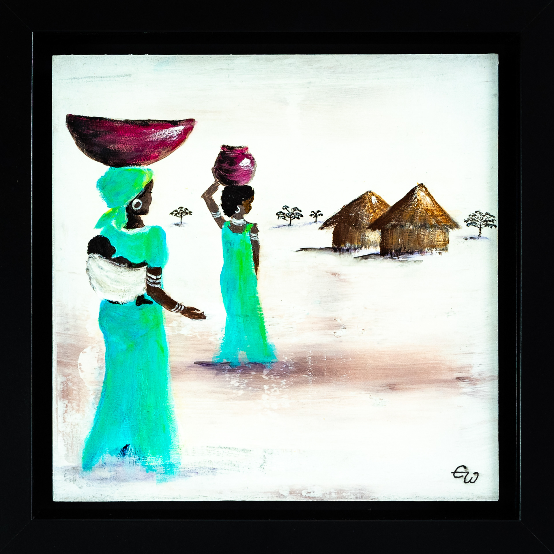 In Afrika 09 - 20 x 20 cm