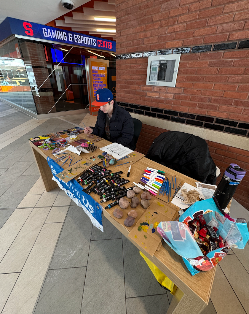 Upstander Stone Project Tabling in collaboration with Chabad (January 2025)
