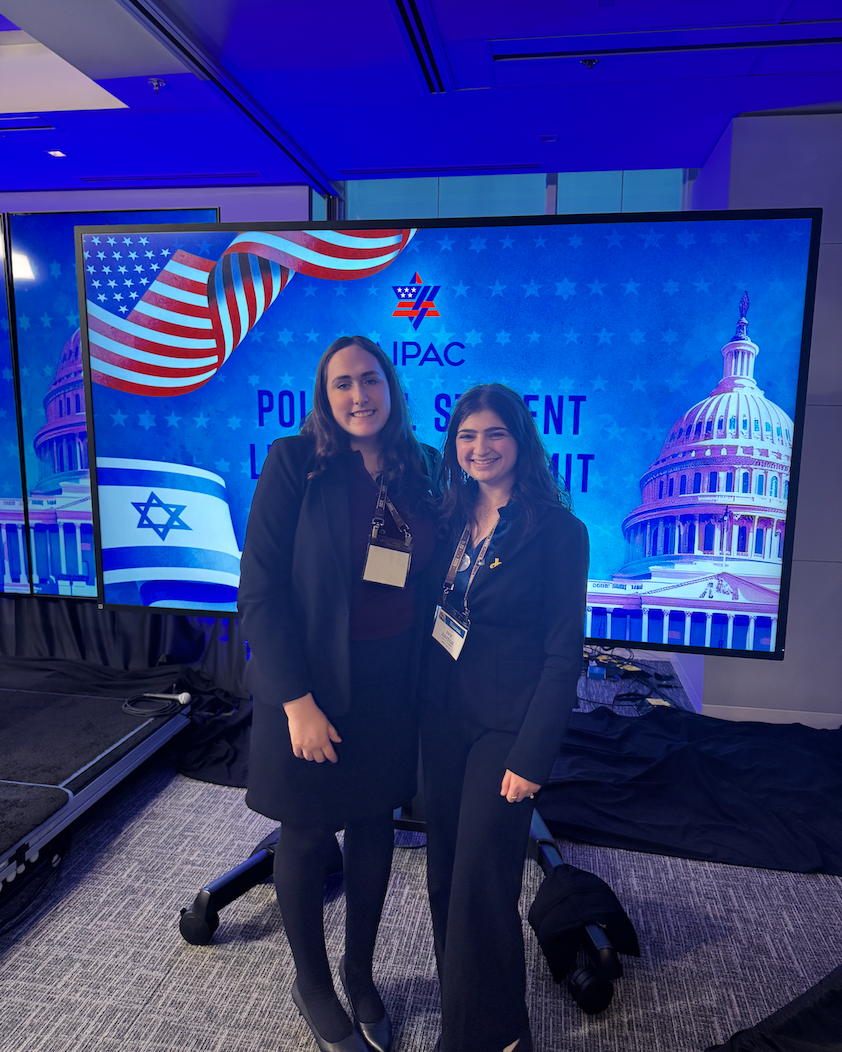 Emma Hait and I at the Spring 2025 AIPAC Political Student Leader Summit