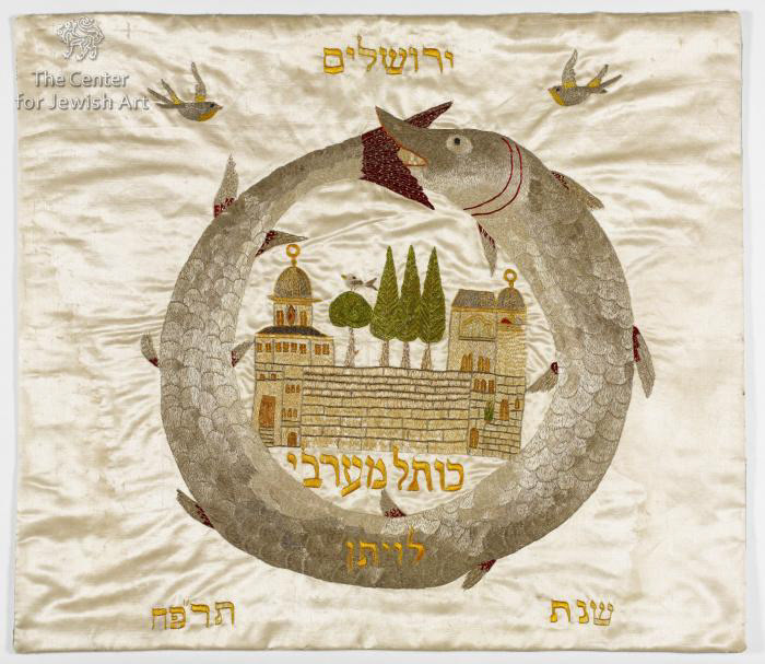 The biblical Leviathan biting its tale