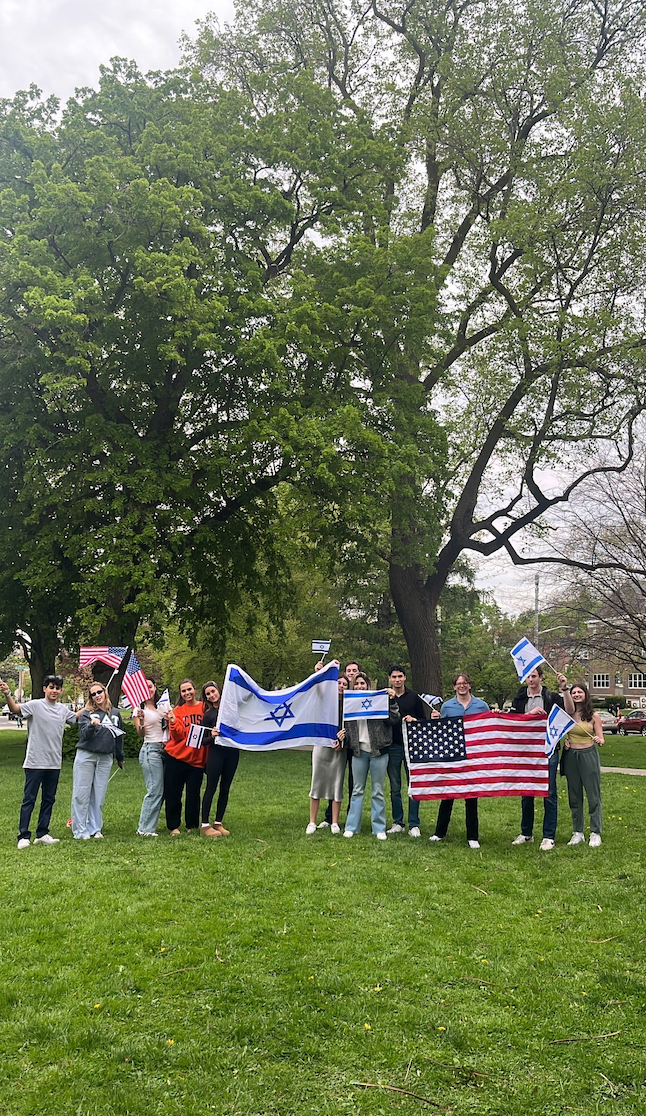A counter rally to the Pro-Palestine antisemitic ZBT rally (April 2024)