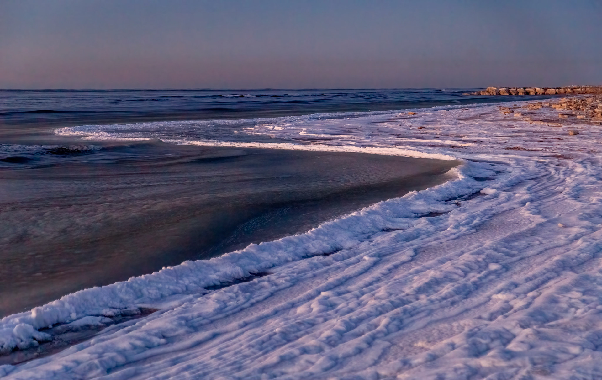 Lashley Beach, Winter.