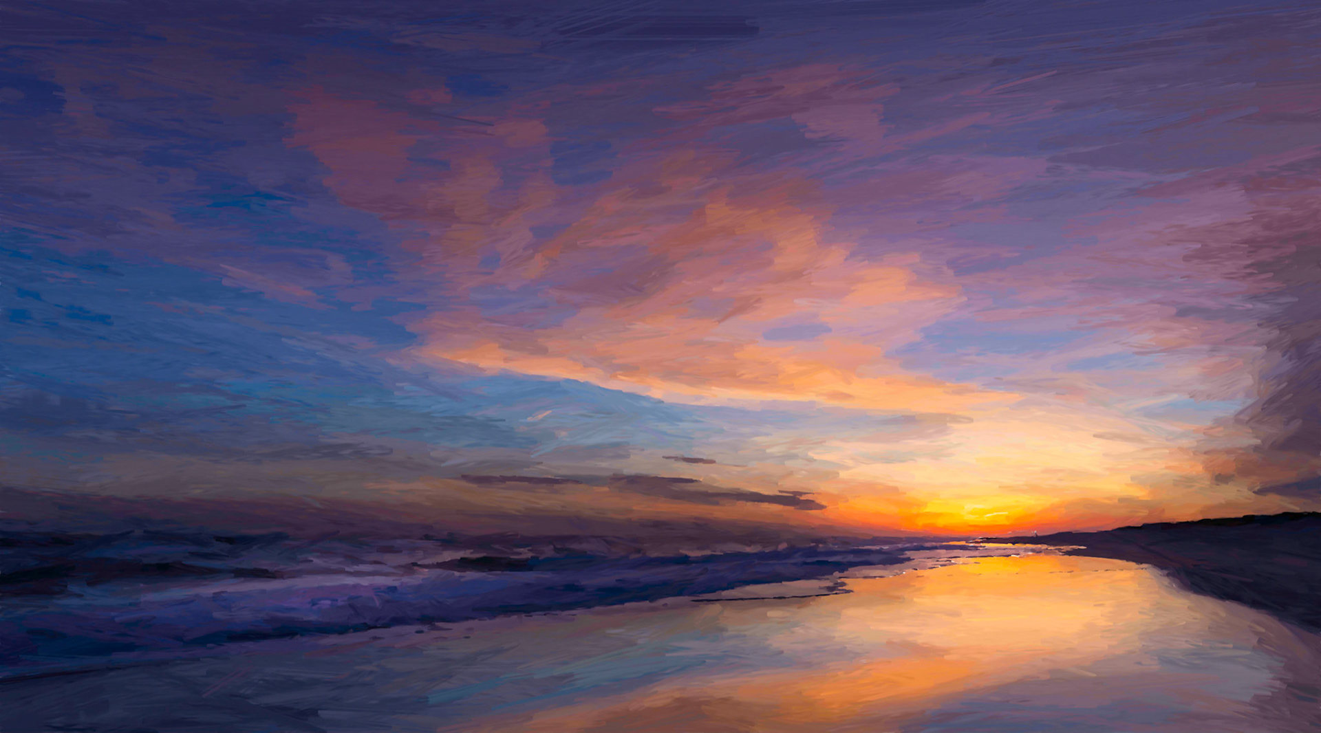 Westhampton Beach, Evening.