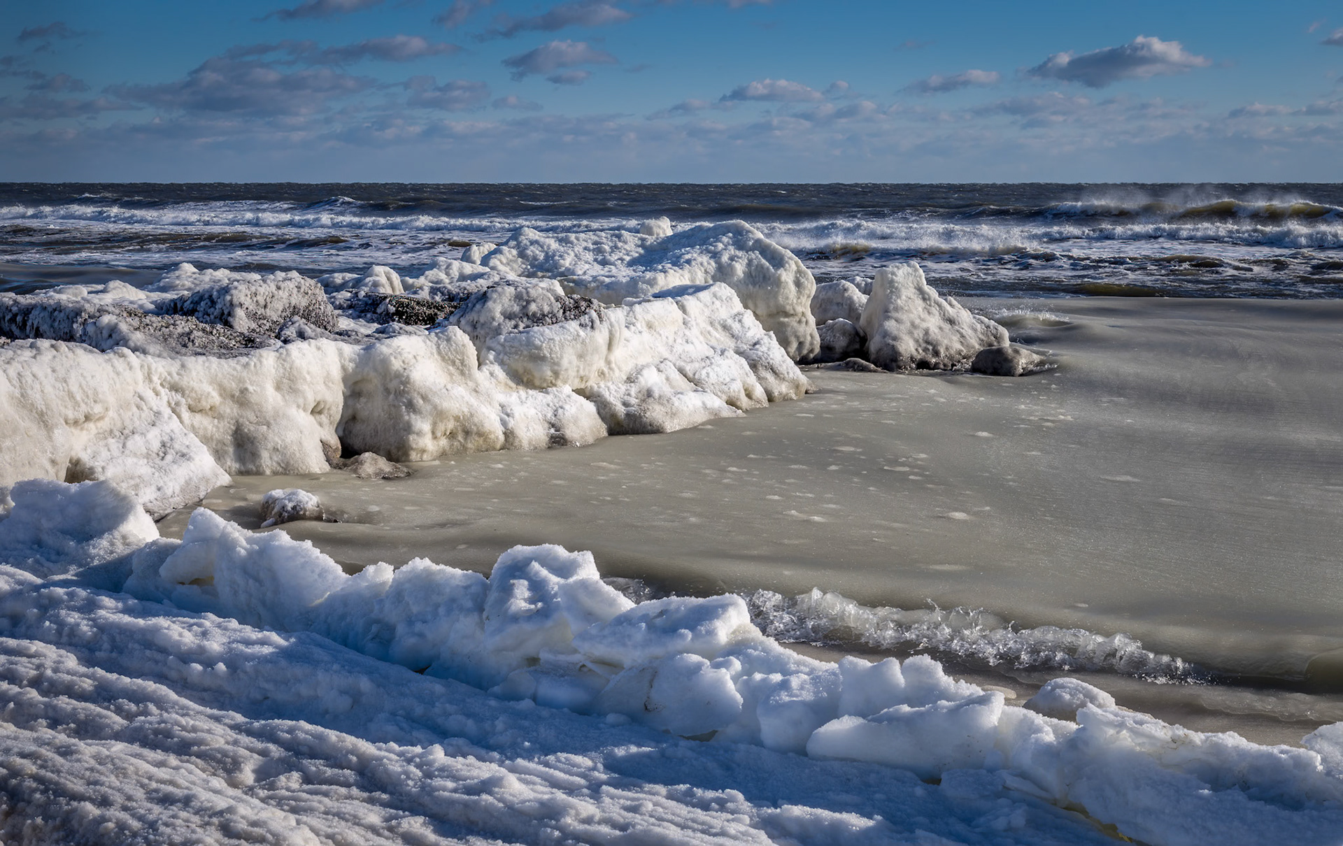 Lashley Beach, Winter.
