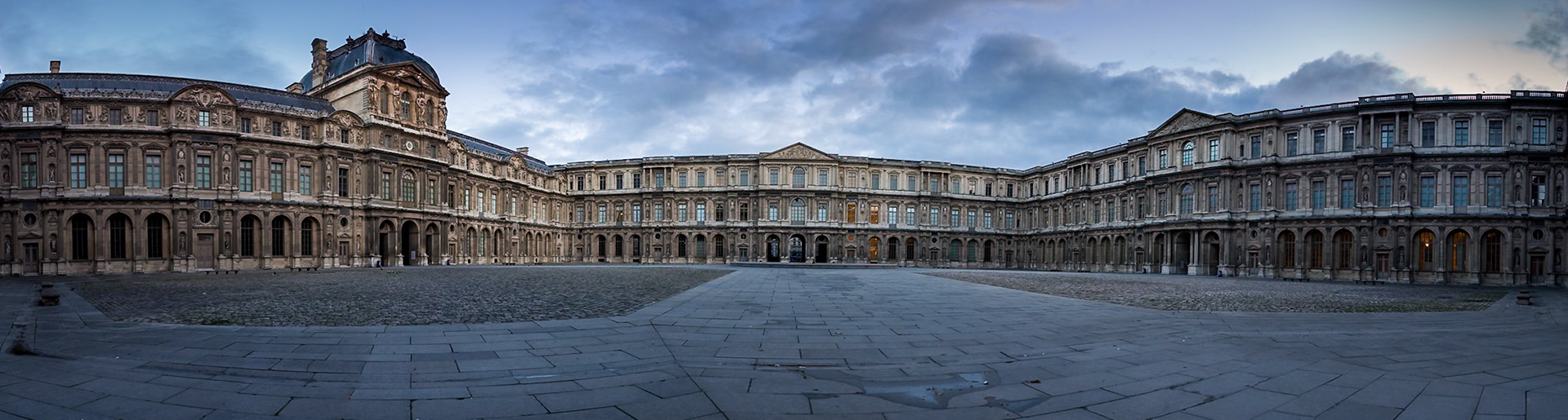 Louvre Courtyard.