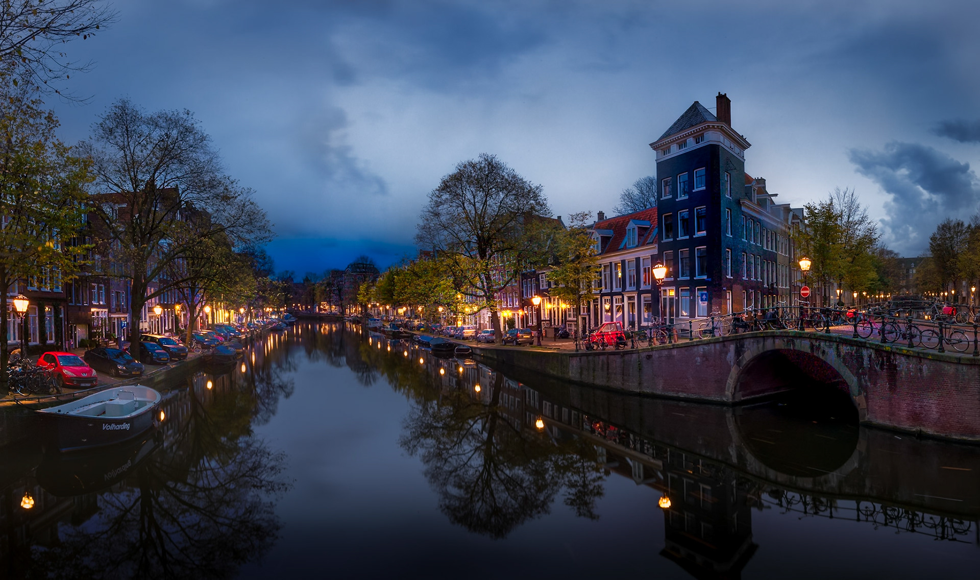 Amsterdam. Evening.