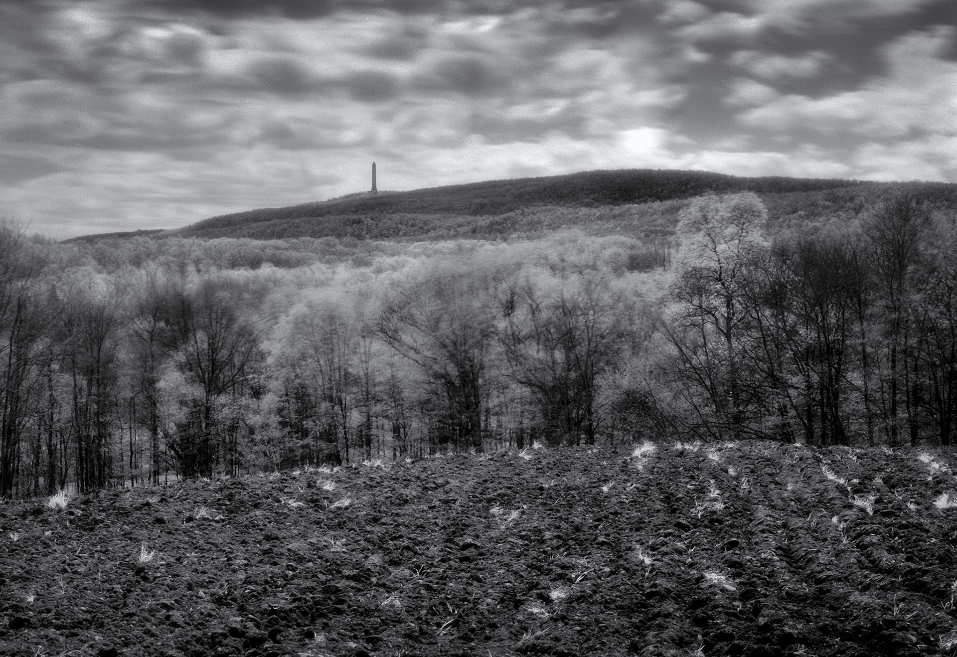 High Point Monument from Minisink Turnpike.