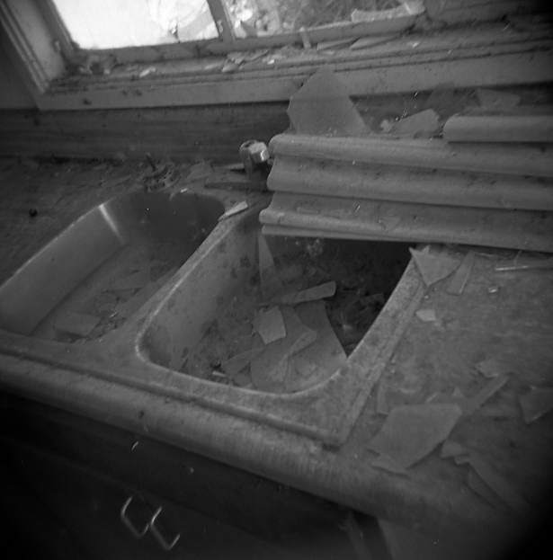 Kitchen Sink - Skaggs Island, Holga, 120 Film Scan