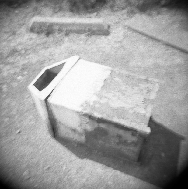 Trash - Skaggs Island, Holga, 120 Film Scan