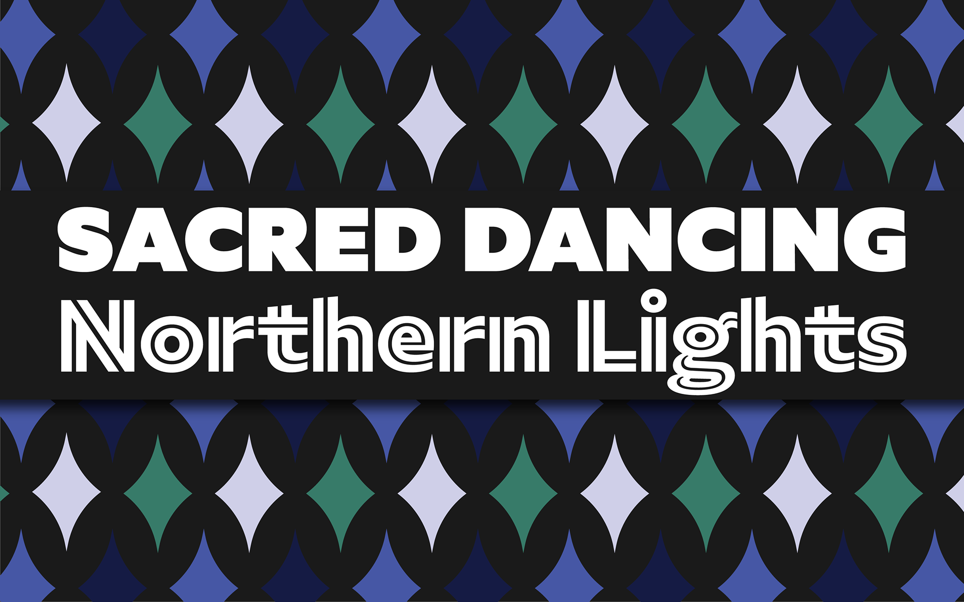 Light logotype and pattern