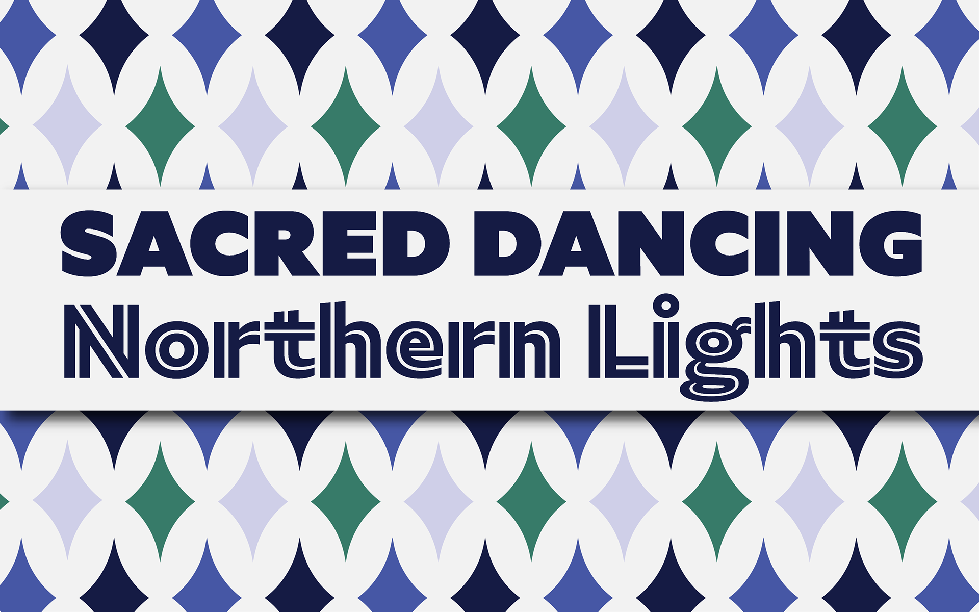 Dark logotype and pattern