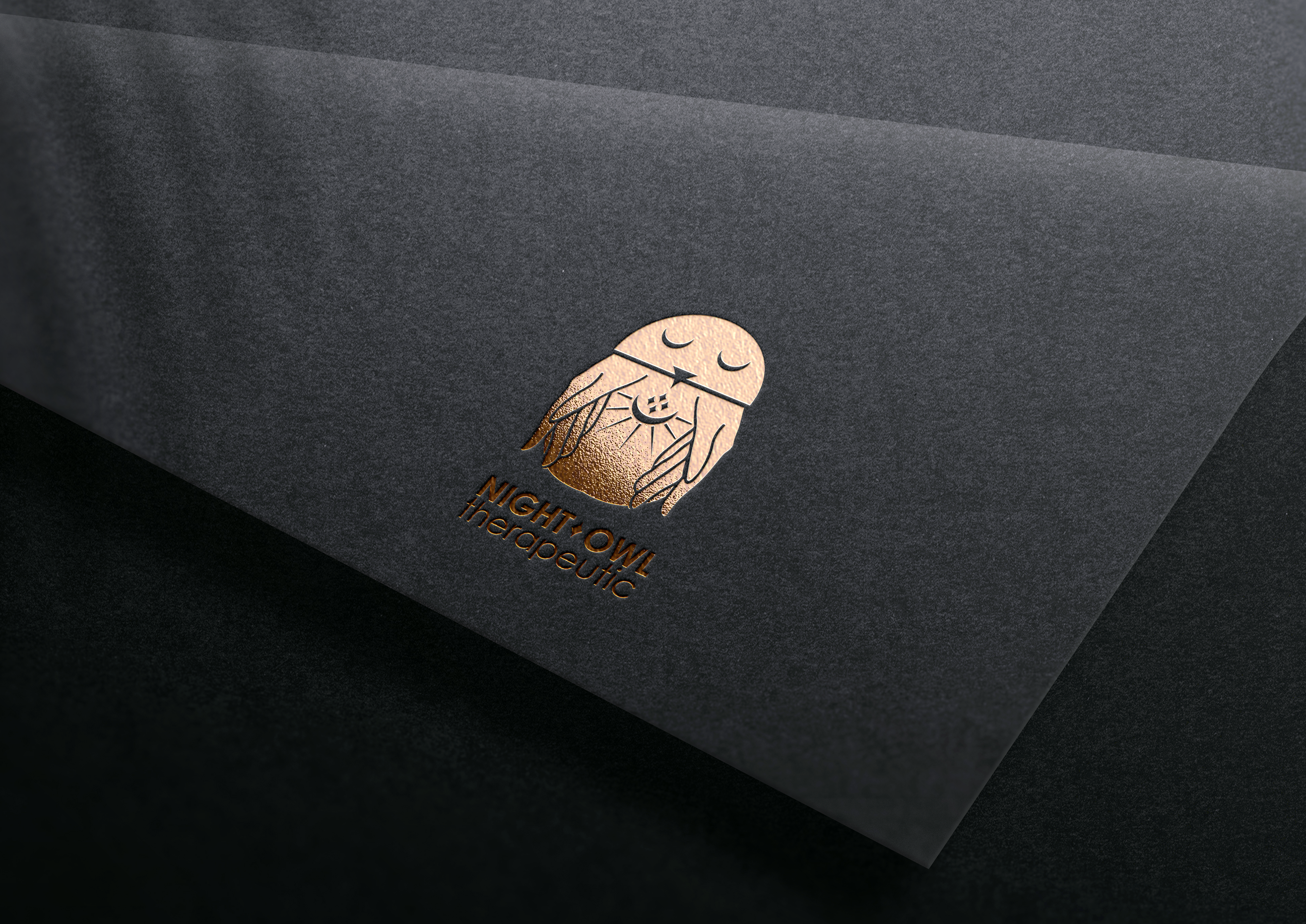 Gold foil logo