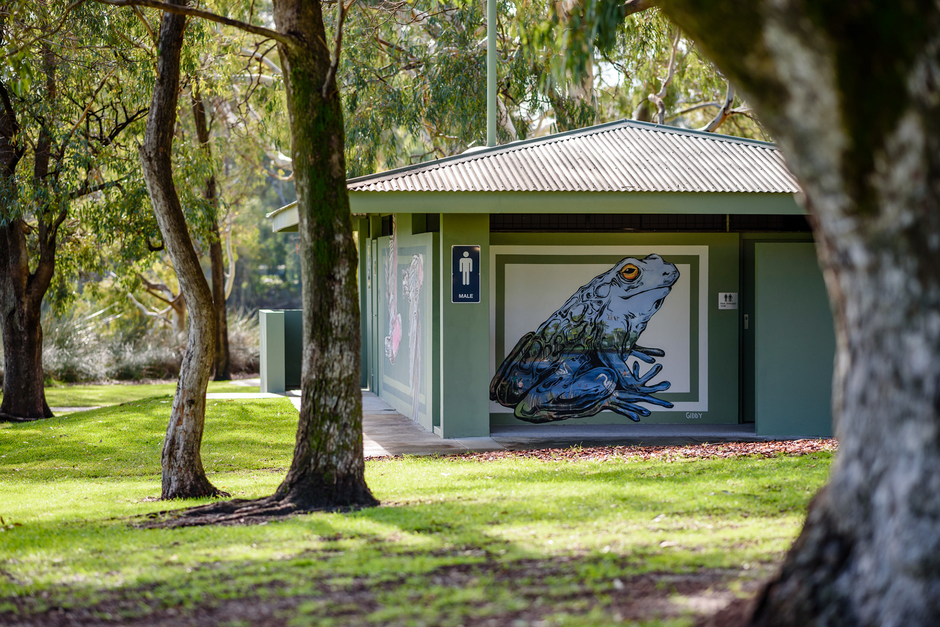 James Giddy Mural - Jackadder Reserve