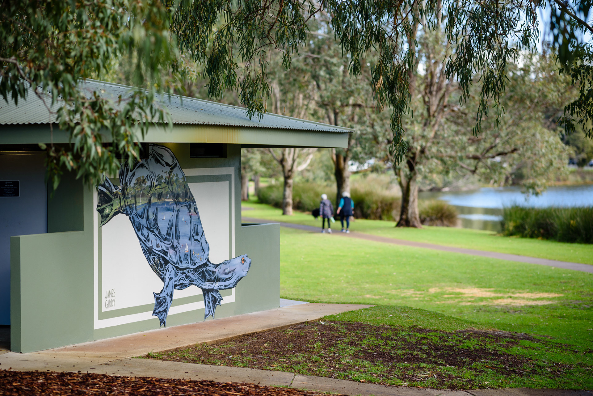 James Giddy Mural - Jackadder Reserve