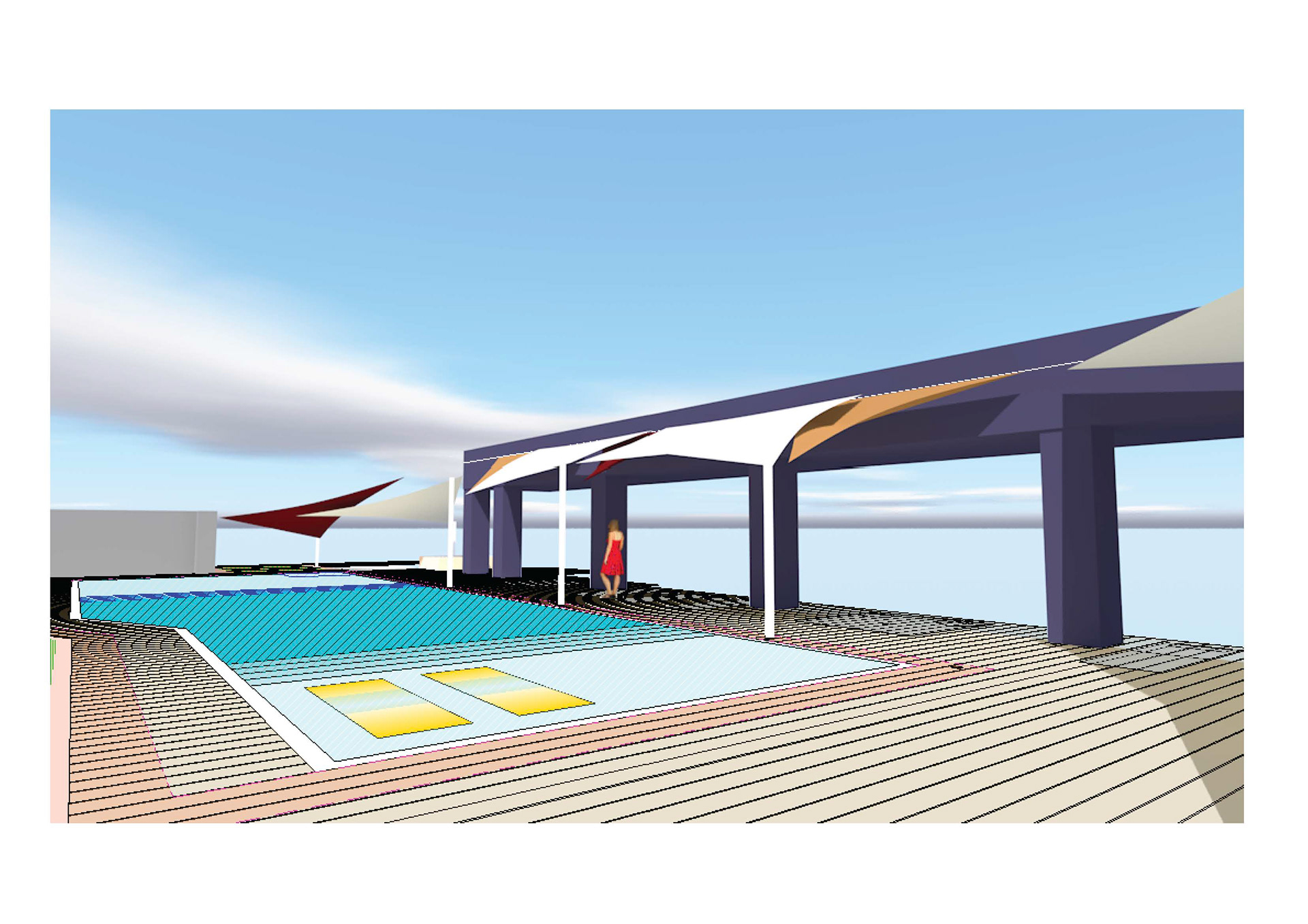 A 3-D model I made for planning